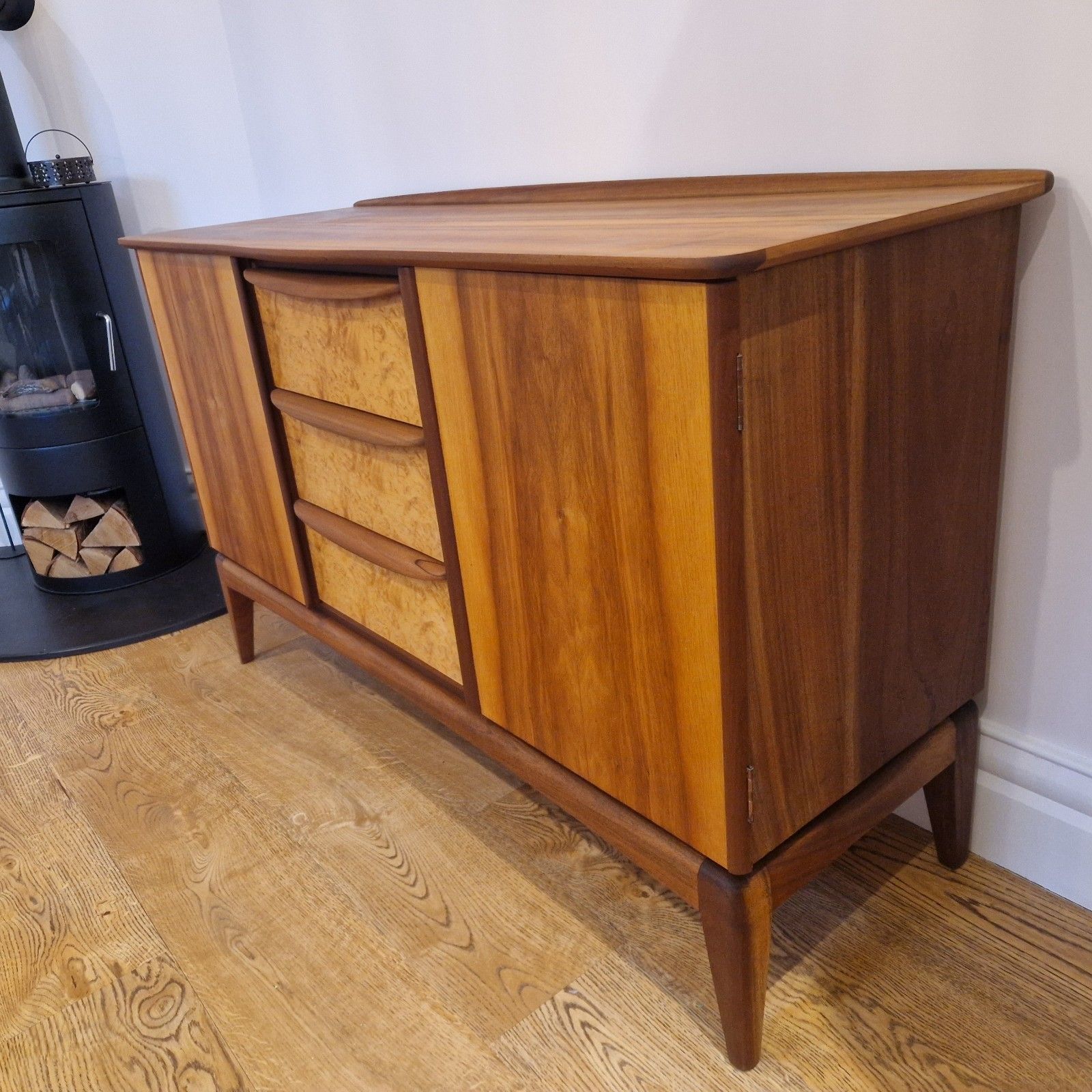 McIntosh Teak Sideboard – Mid Century 1960s – Fully Restored – Burr Drawers photo Furniture