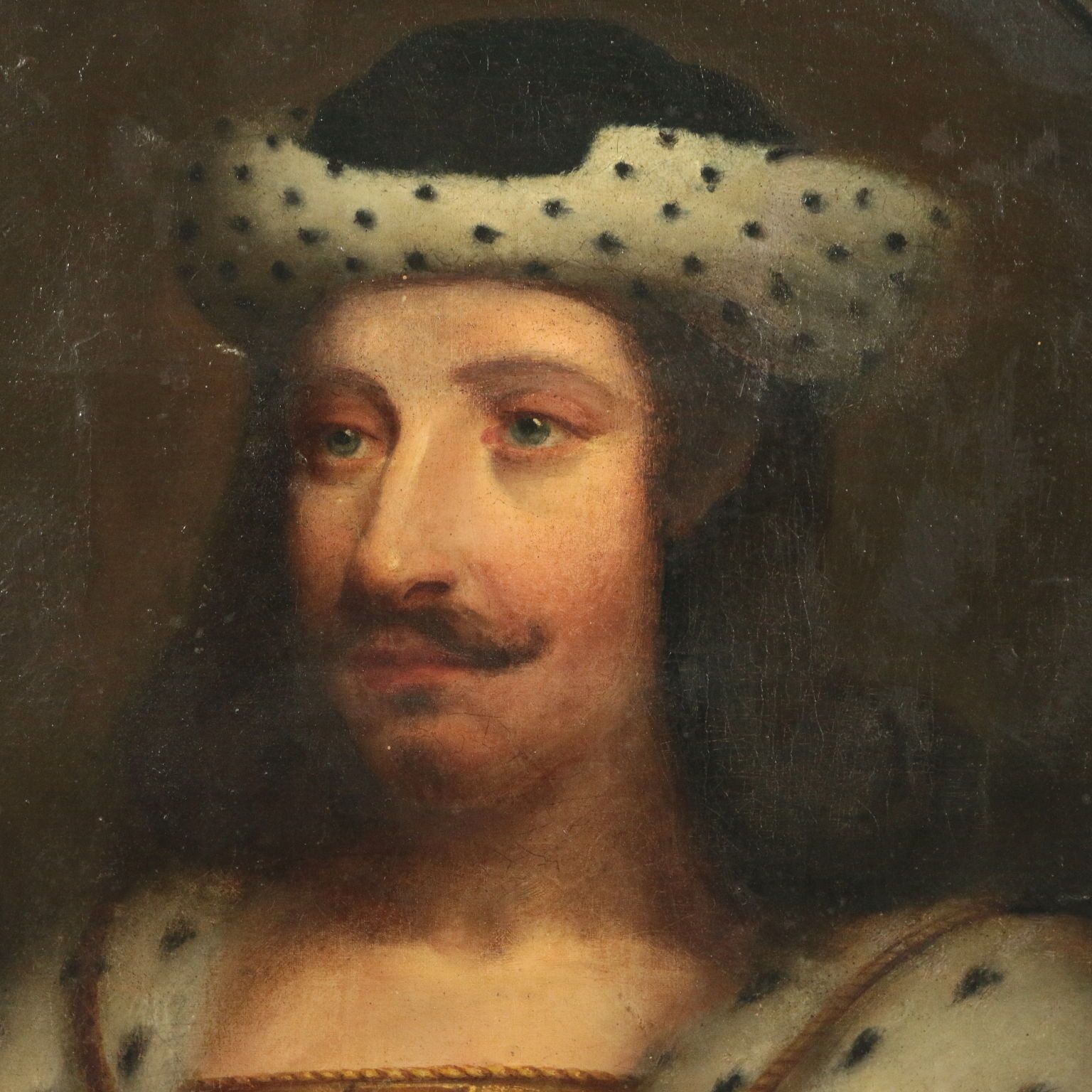 Portrait Of A Scottish Monarch Oil On Canvas 19th Century photo for sale