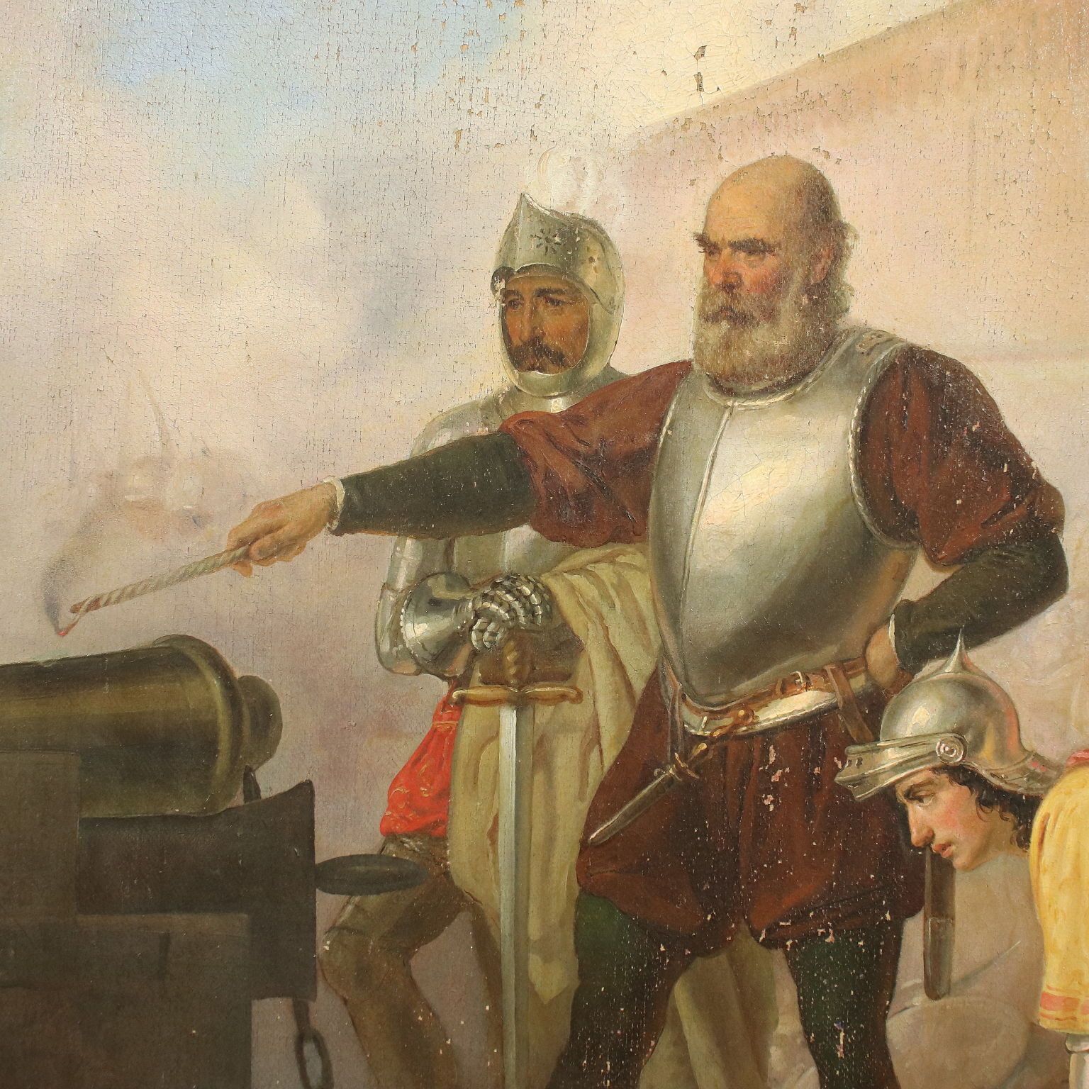 Giovanni Boni Oil On Canvas 19th Century photo Art