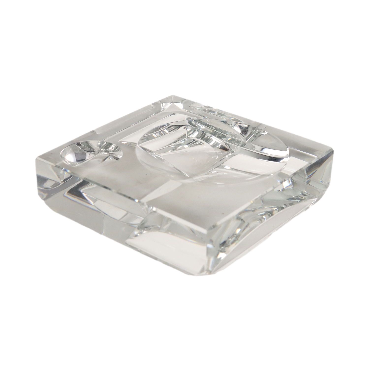 Vintage Tray Baccarat Crystal France XX Century