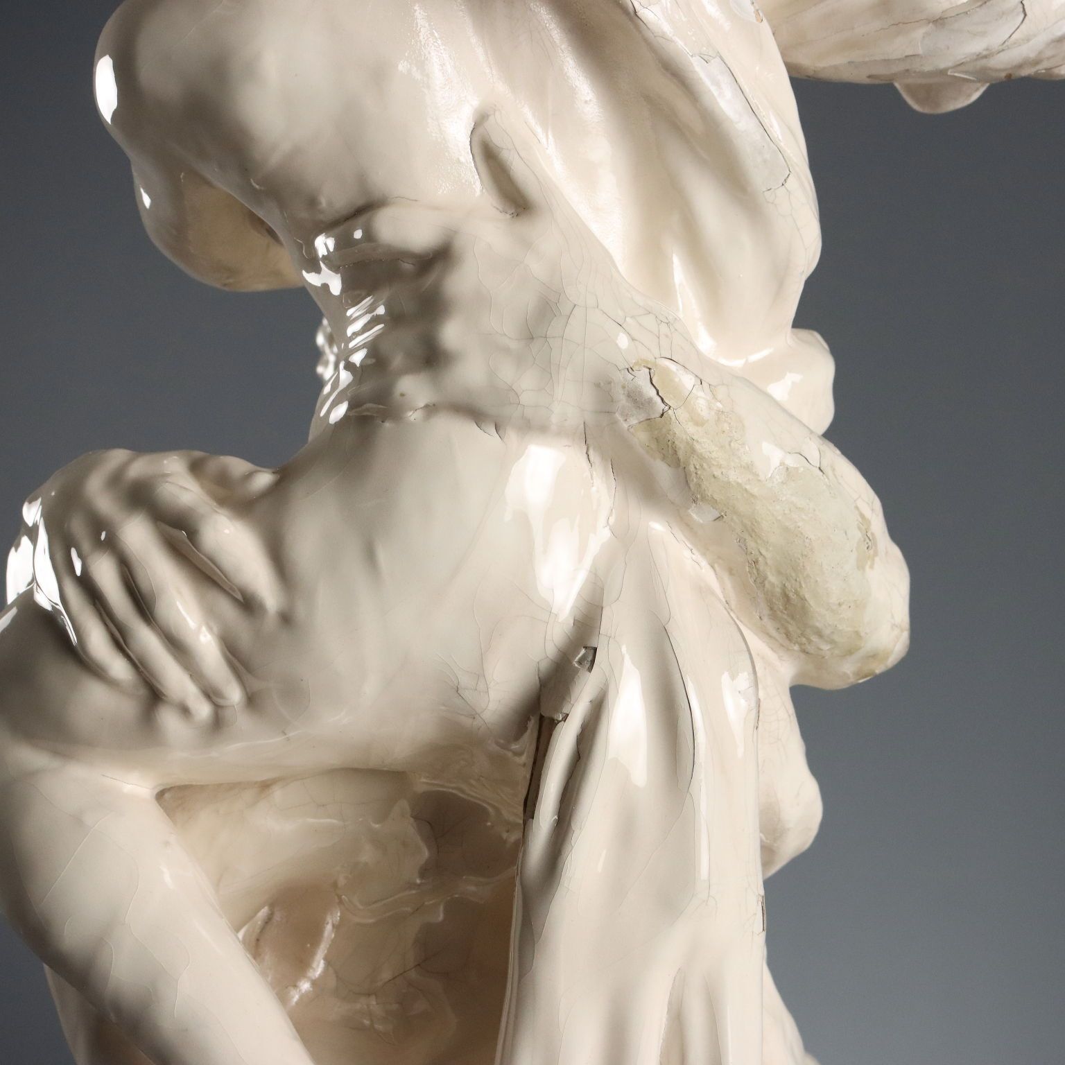photo vinterior The Rape Of Proserpina Antique Sculpture Terracotta XIX Century