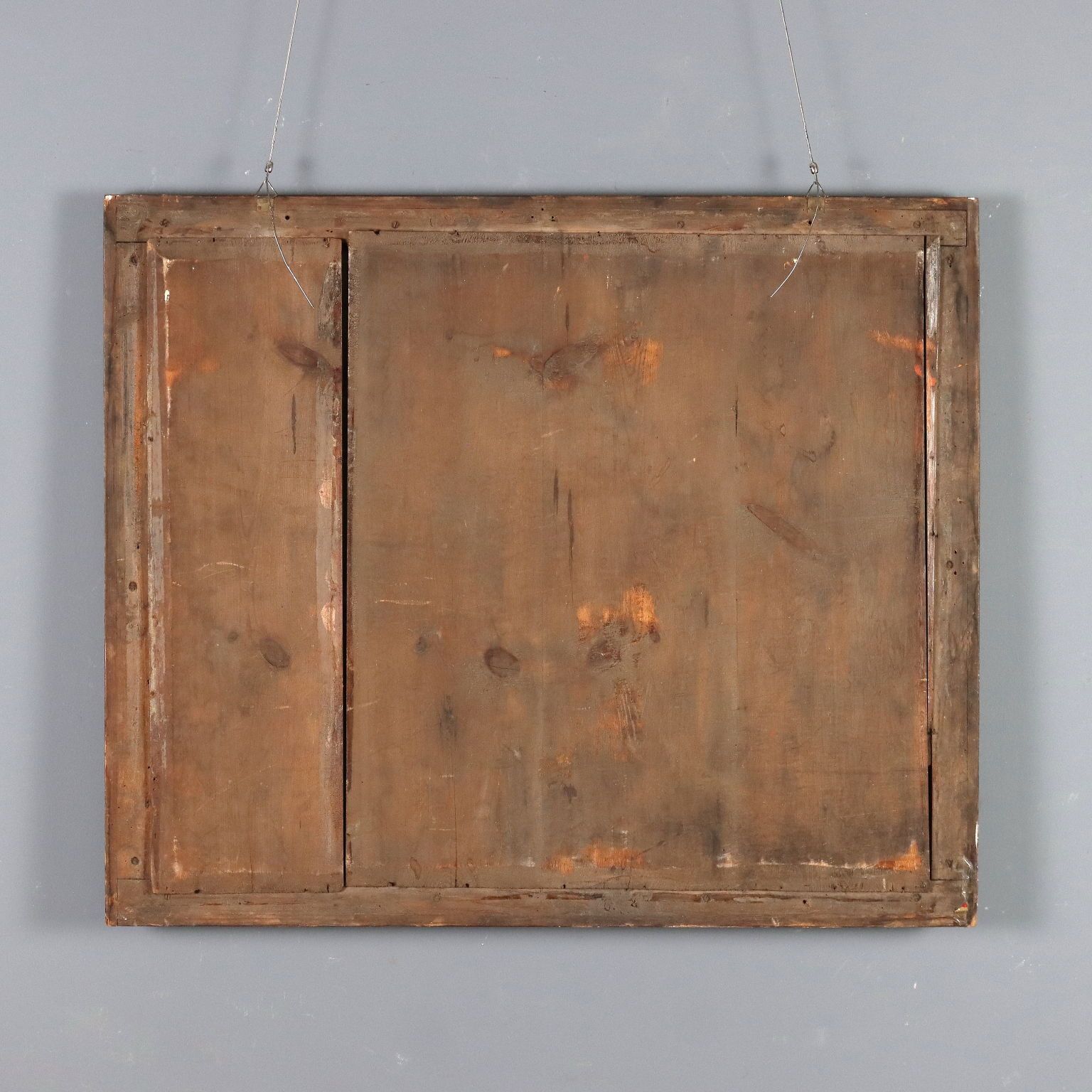 photo furniture Antique Mirror Lacquered Gilded Wood Italy XIX Century