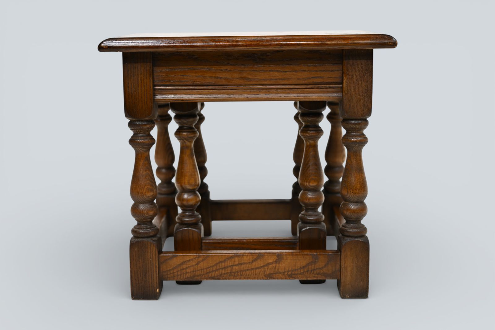 Furniture Old Charm Oak Nest Of 2 Tables Model 1494 Light Oak Finish Free Uk Delivery photo