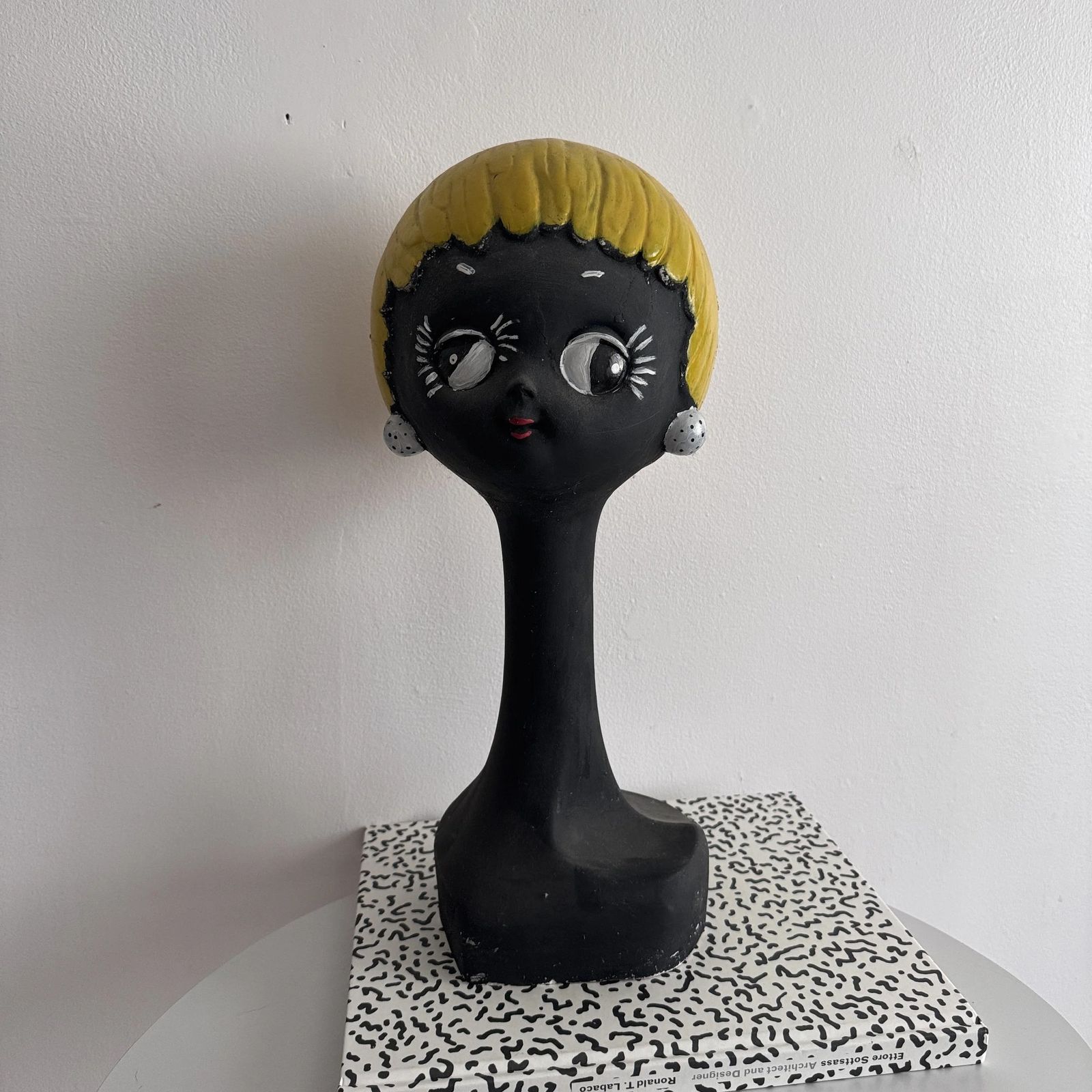 French Ceramic 'Twiggy' Mannequin photo vintage