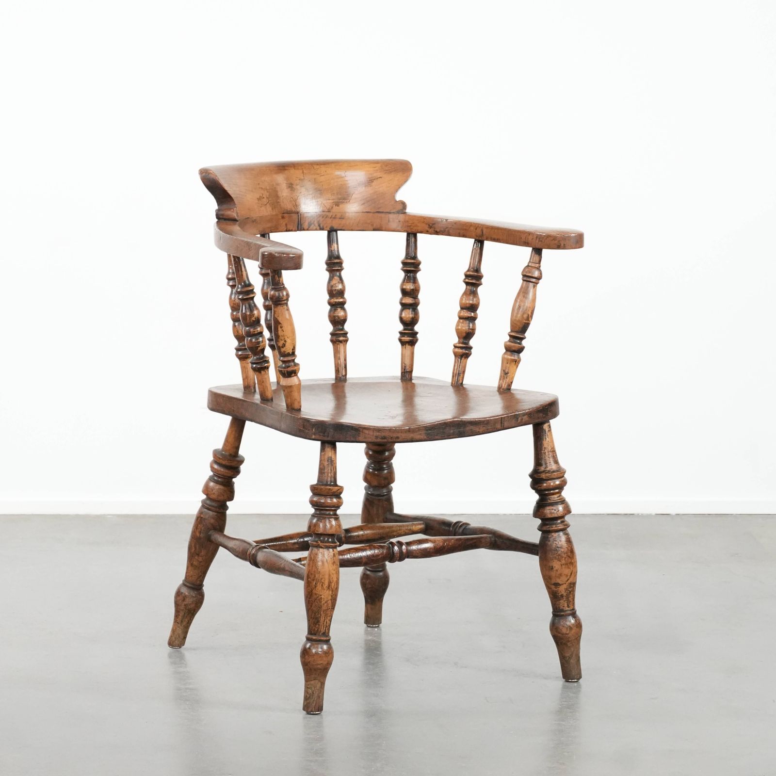 Antique English Captain Chair/ Side Chair/ Office Chair From The Early 19th Century