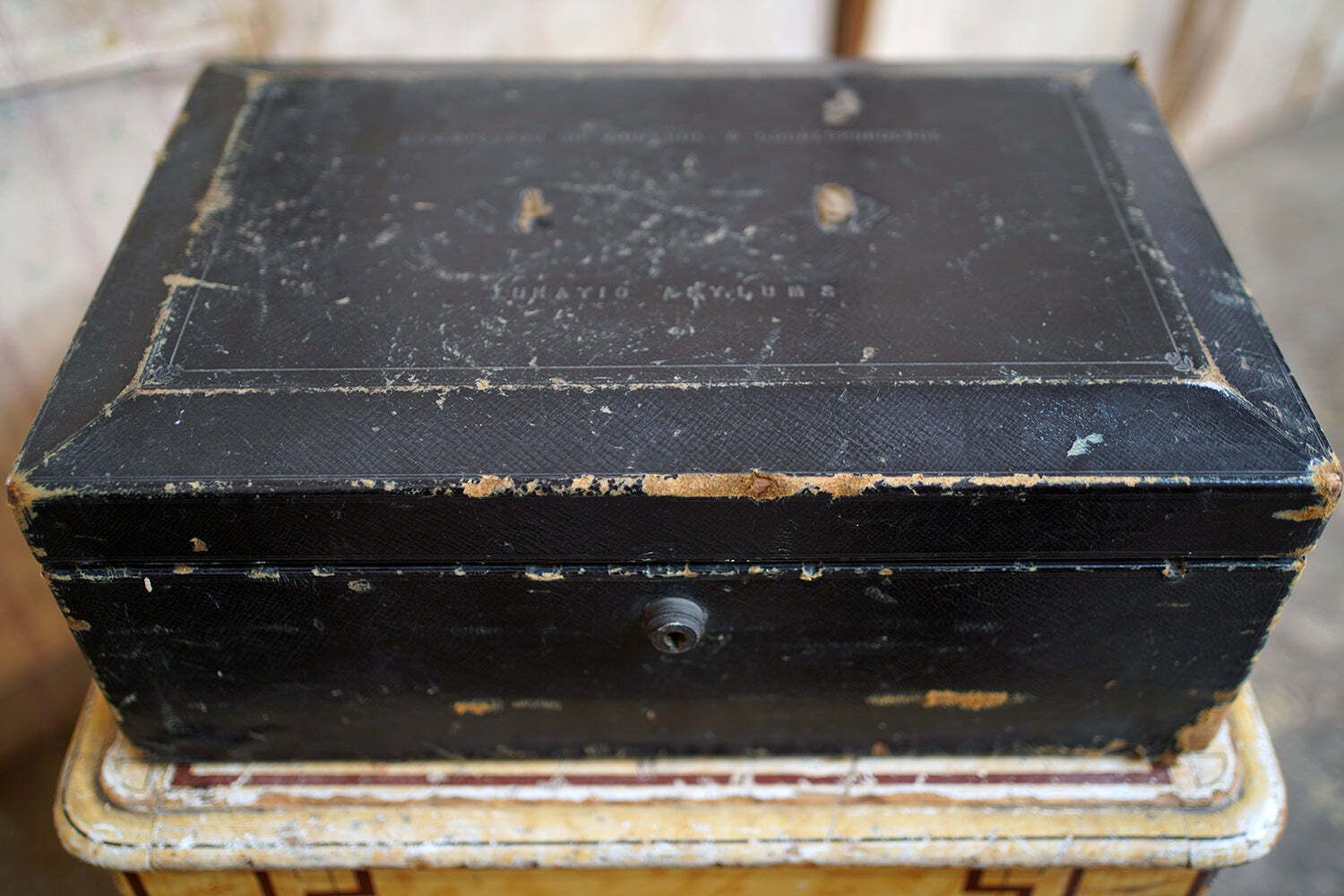An Early 20thc Commission Of Control “Lunatic Asylums” Document Box By Mansted Of Dublin C.1913 20 photo Home Decor