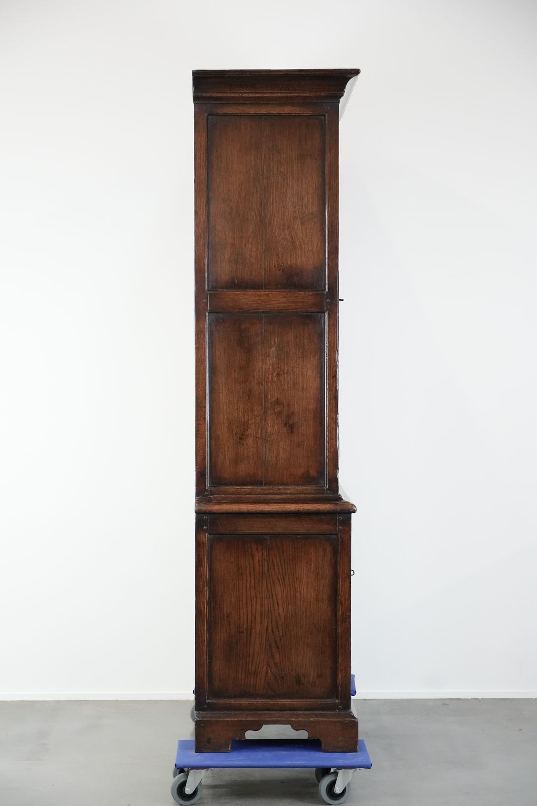 Large, Imposing, Antique 18th Century English Cupboard / Sideboard Of Oak With Working Locks photo furniture