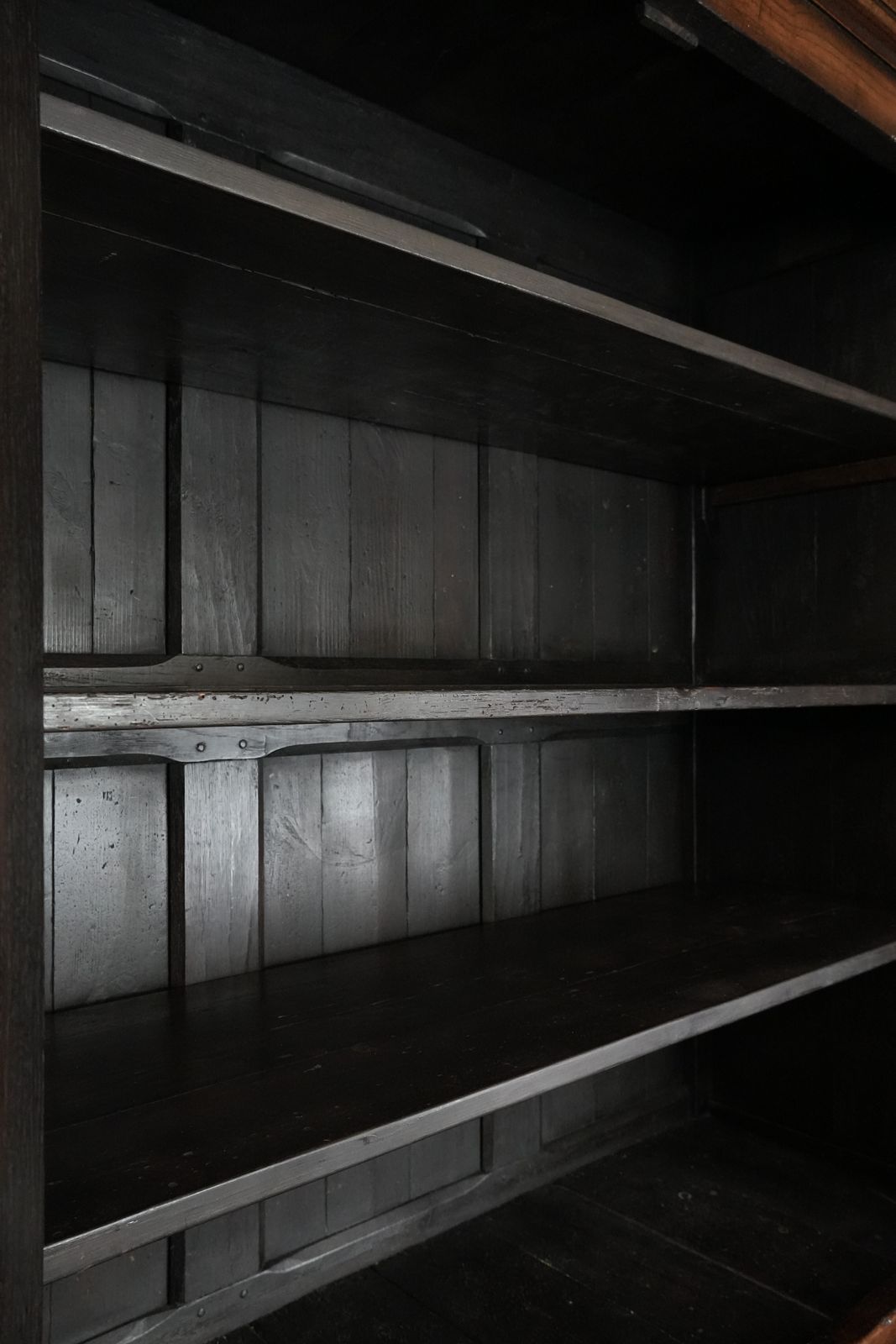 3039.0 Large, Imposing, Antique 18th Century English Cupboard / Sideboard Of Oak With Working Locks photo