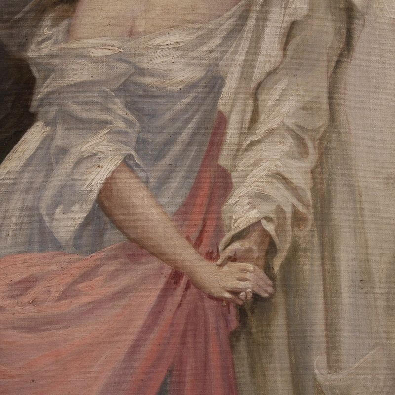 Art Great 19th Century Neoclassical Painting, Allegory Of Faith, Hope And Charity photo