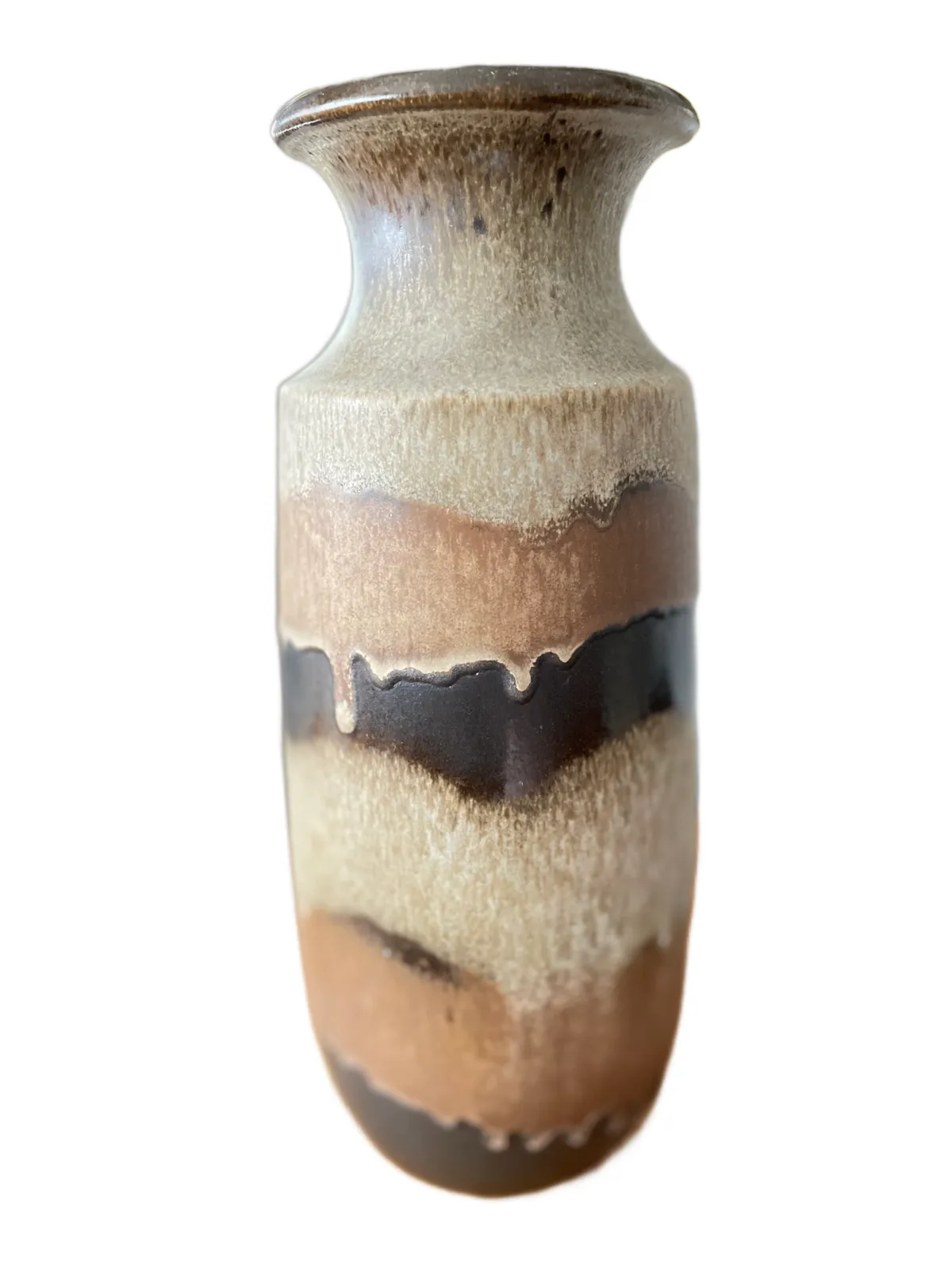 West German Lava Glaze Floor Vase  By Scheurich 239 41