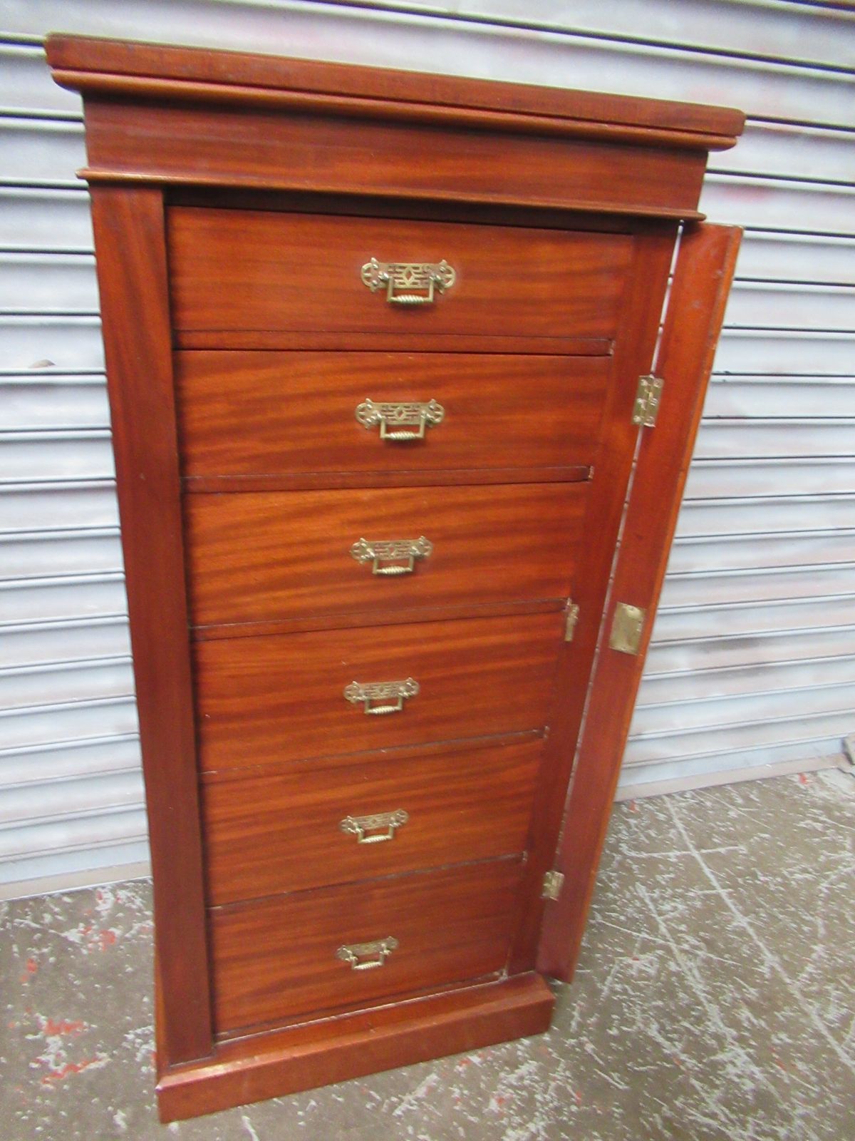 Victorian Period Mahogany Wellington   Chest Of Drawers photo furniture