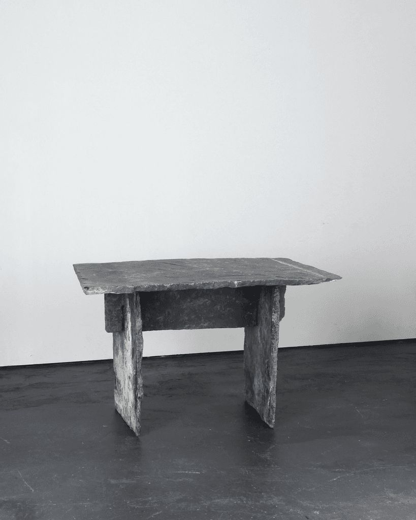 Early 20th C. French Rivern Slate Table/Desk. photo vinterior