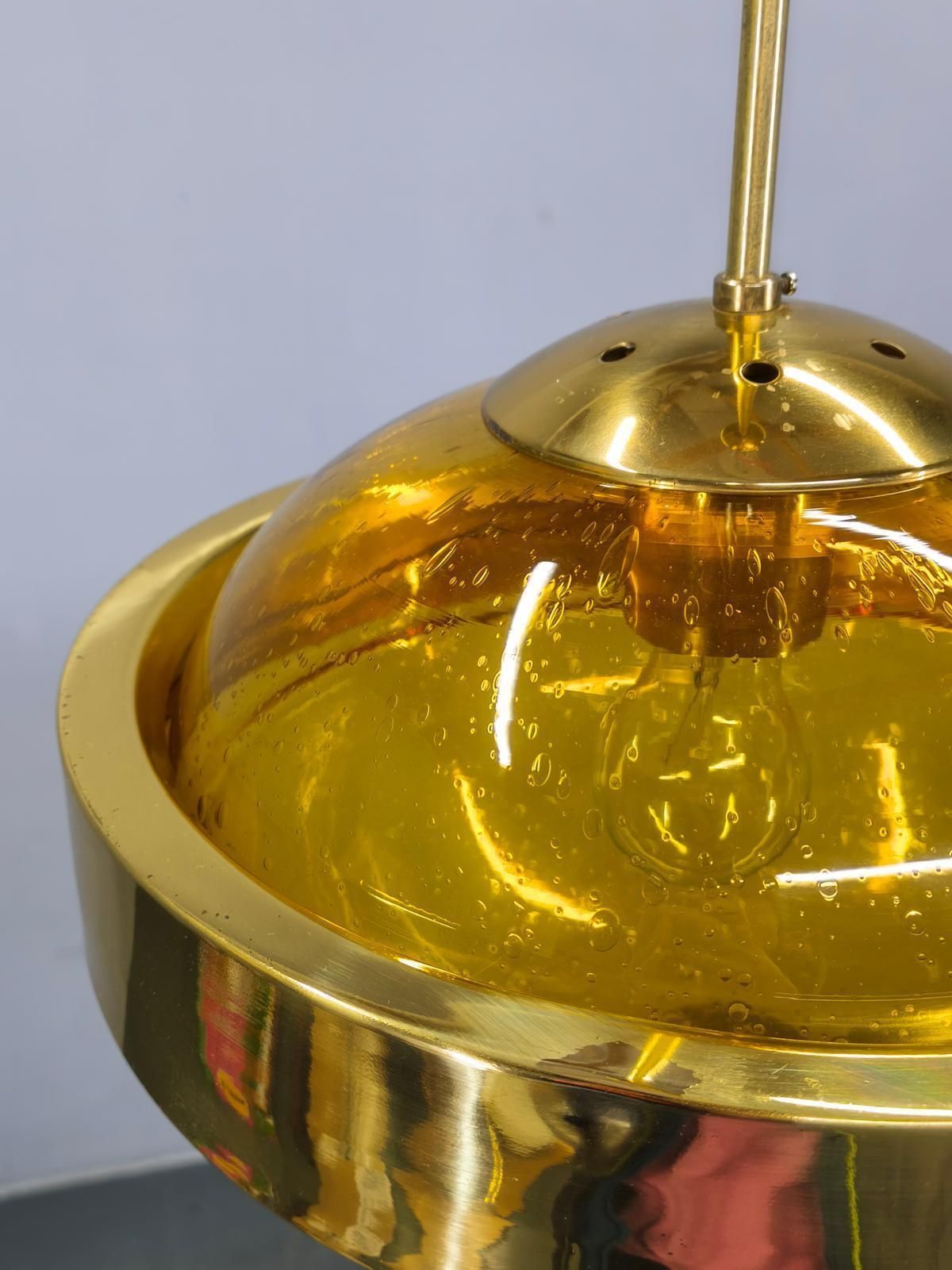 Space Age Ufo Pendant Lamp By Kamenický šenov, Czechoslovakia 1970s photo 589.0