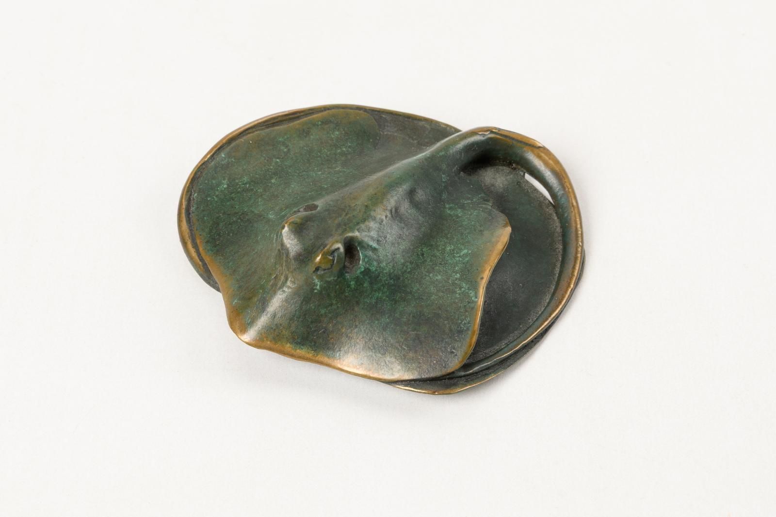 Silvio Apponyi (German Australian, B. 1949) Patinated Bronze Sculpture Of Two Stingrays