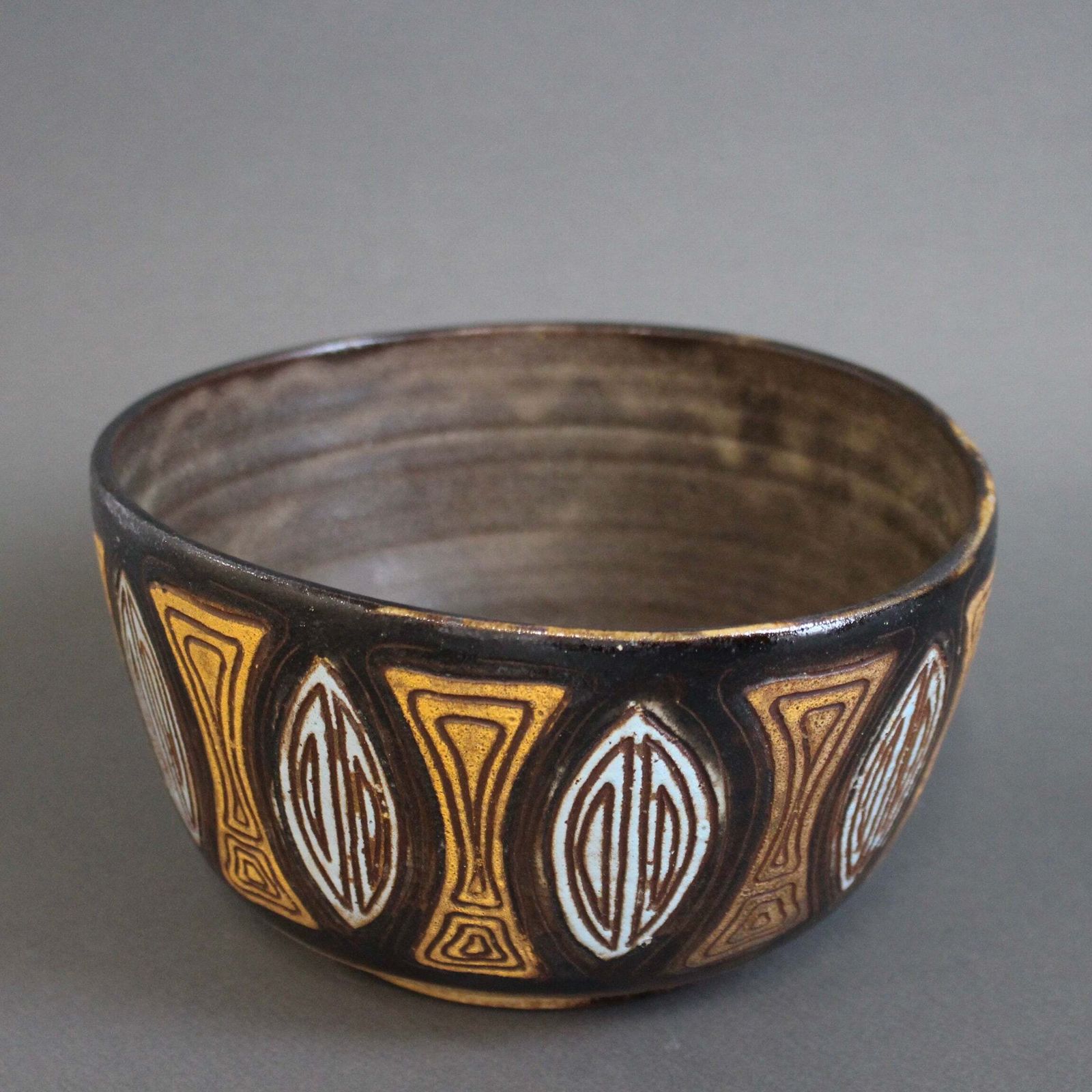 Vintage French Ceramic Bowl By Alexandre Kostanda (Circa 1960s) photo furniture