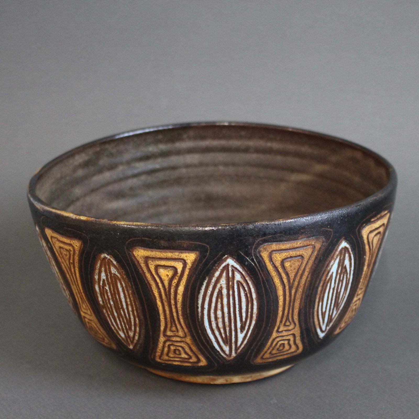 Vintage French Ceramic Bowl By Alexandre Kostanda (Circa 1960s) photo Home Decor