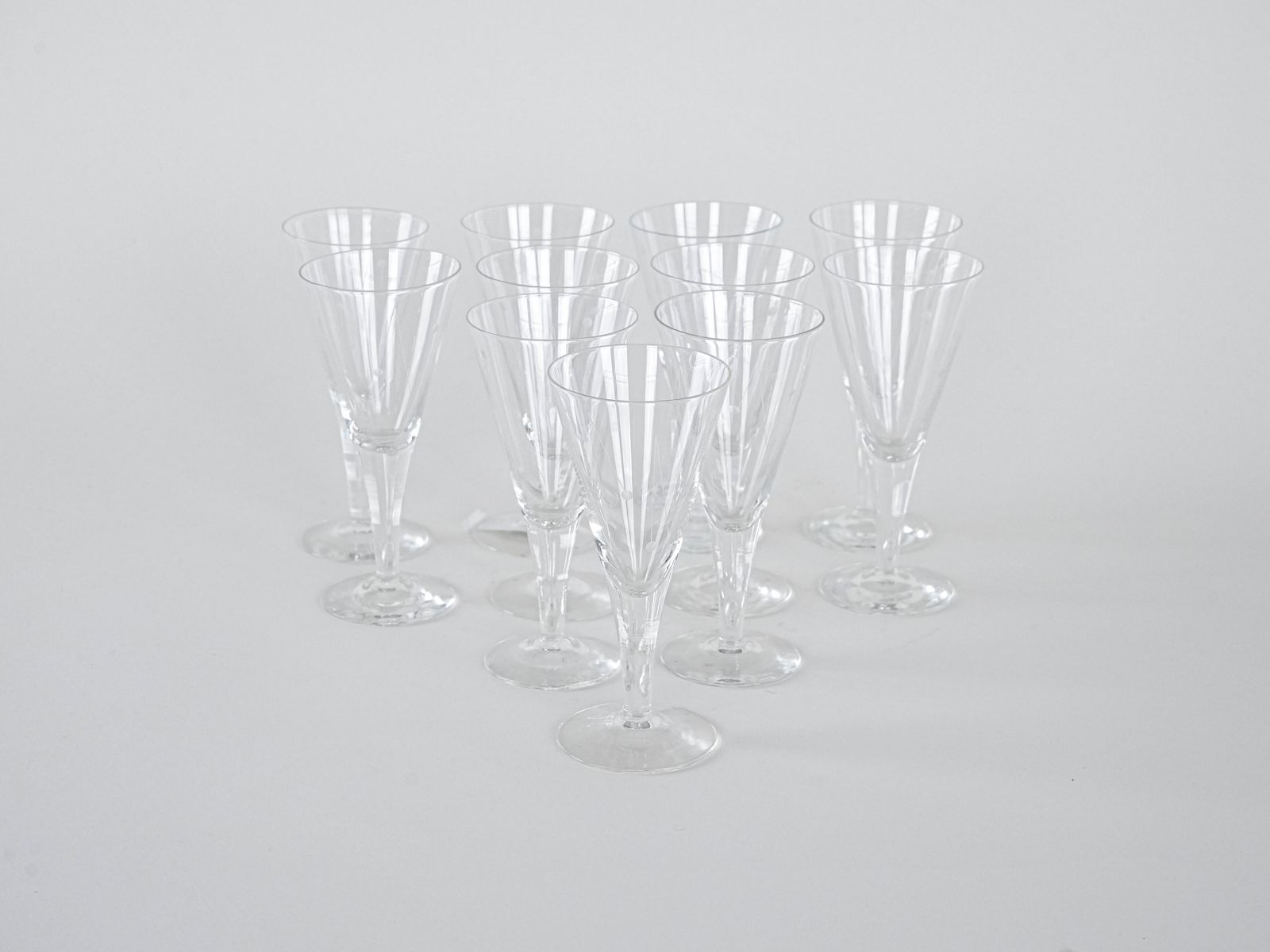 Set Of Crystal Glasses, Danish Design, 1970s, Manufacturer: Denmark photo Home Decor