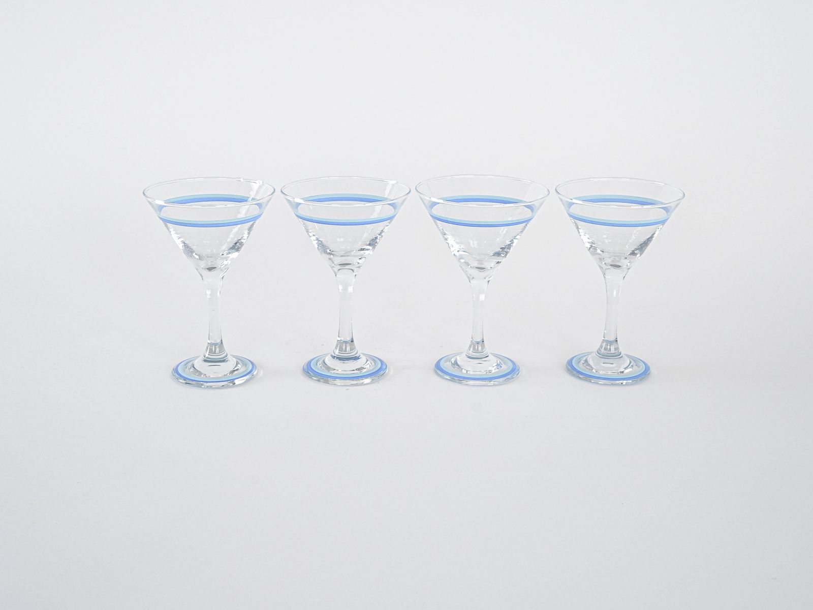 Set Of Martini Glasses, Danish Design, 1970s, Manufactured In Denmark photo for sale