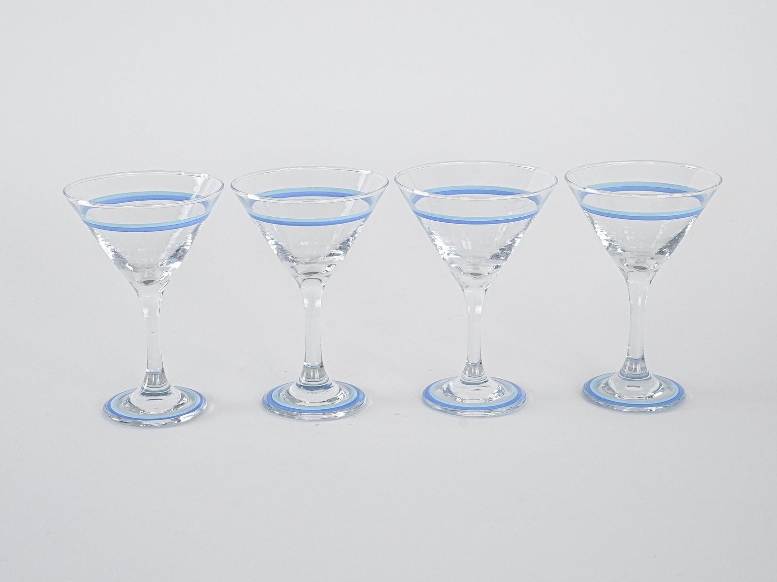 Set Of Martini Glasses, Danish Design, 1970s, Manufactured In Denmark photo Home Decor
