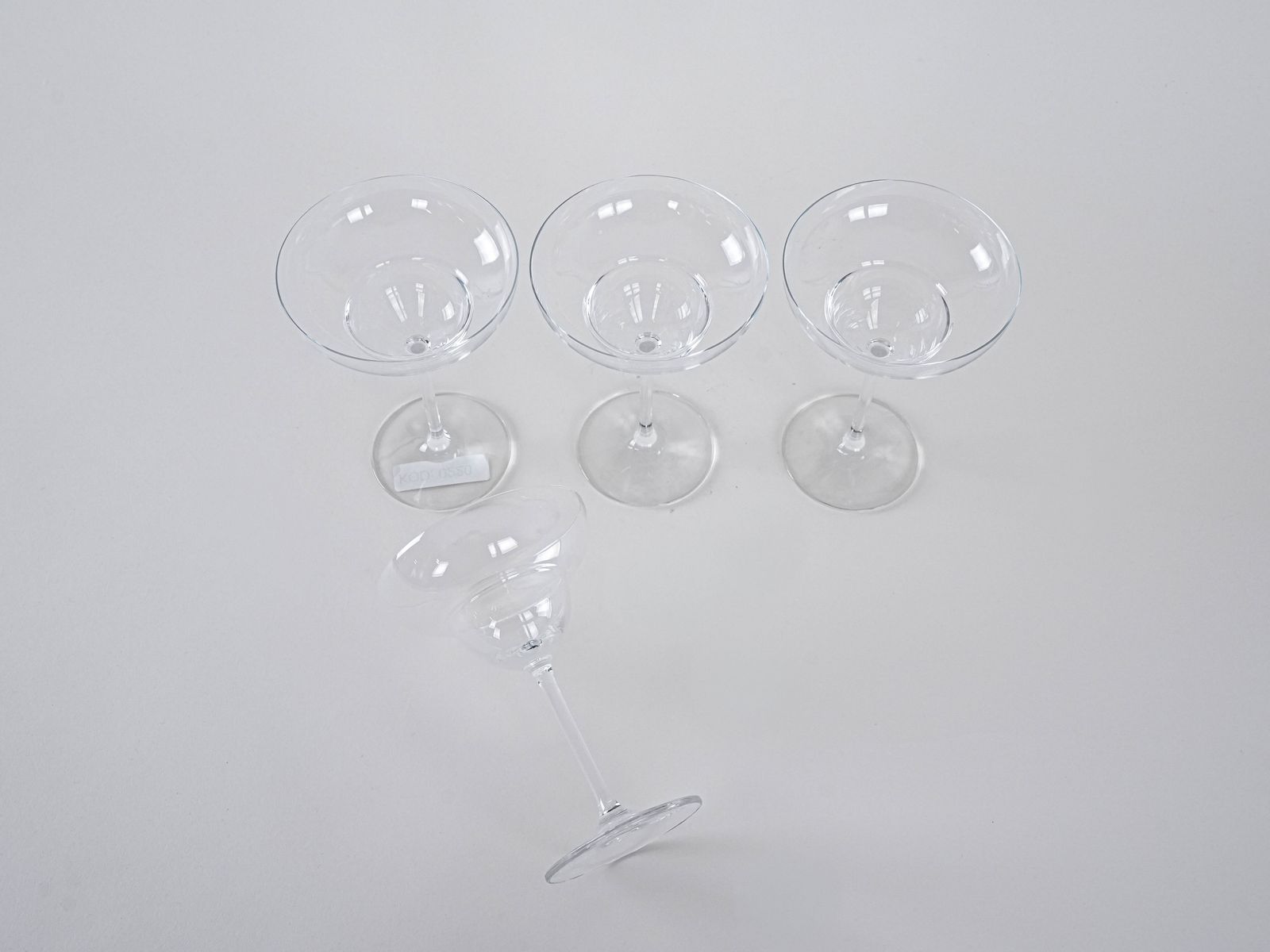 Set Of Margarita Glasses, Danish Design, 1970s, Manufactured In Denmark photo vinterior
