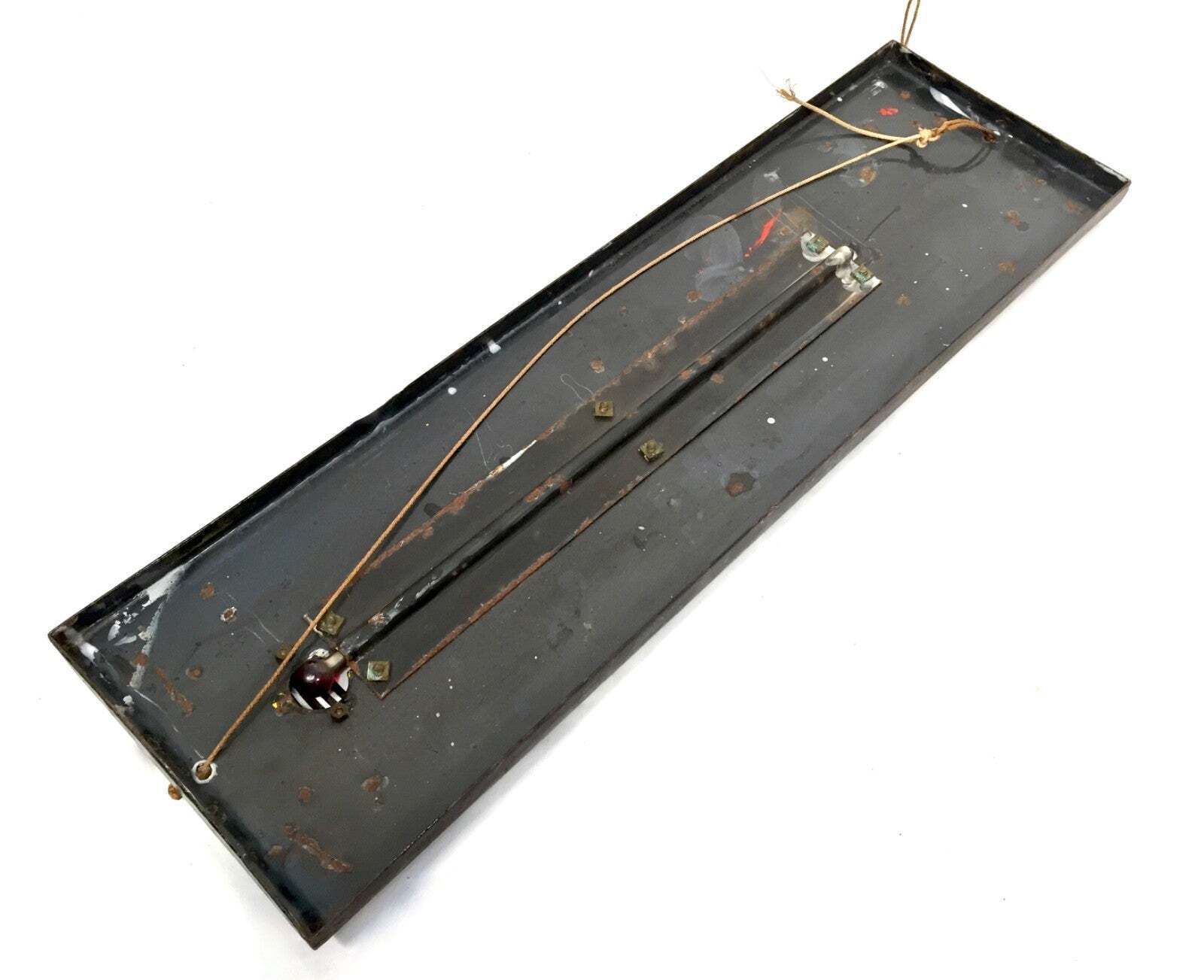 545.0 Antique Advertising Nosegay Tobacco Wall Hanging Thermometer Plaque Enamel Sign photo
