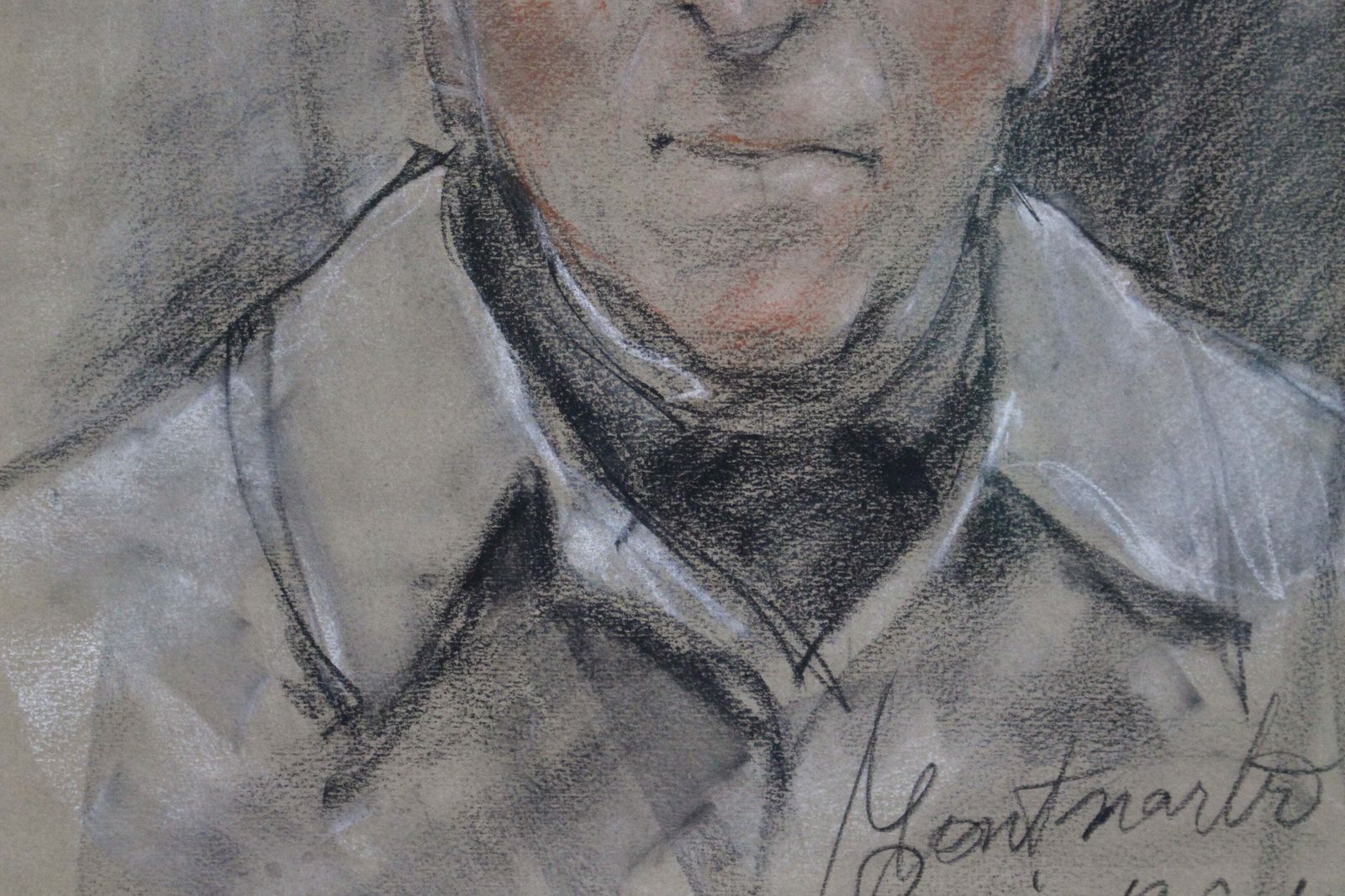 Art Portrait Of A Gentleman In Montmartre Paris', Japanese School (1972) photo