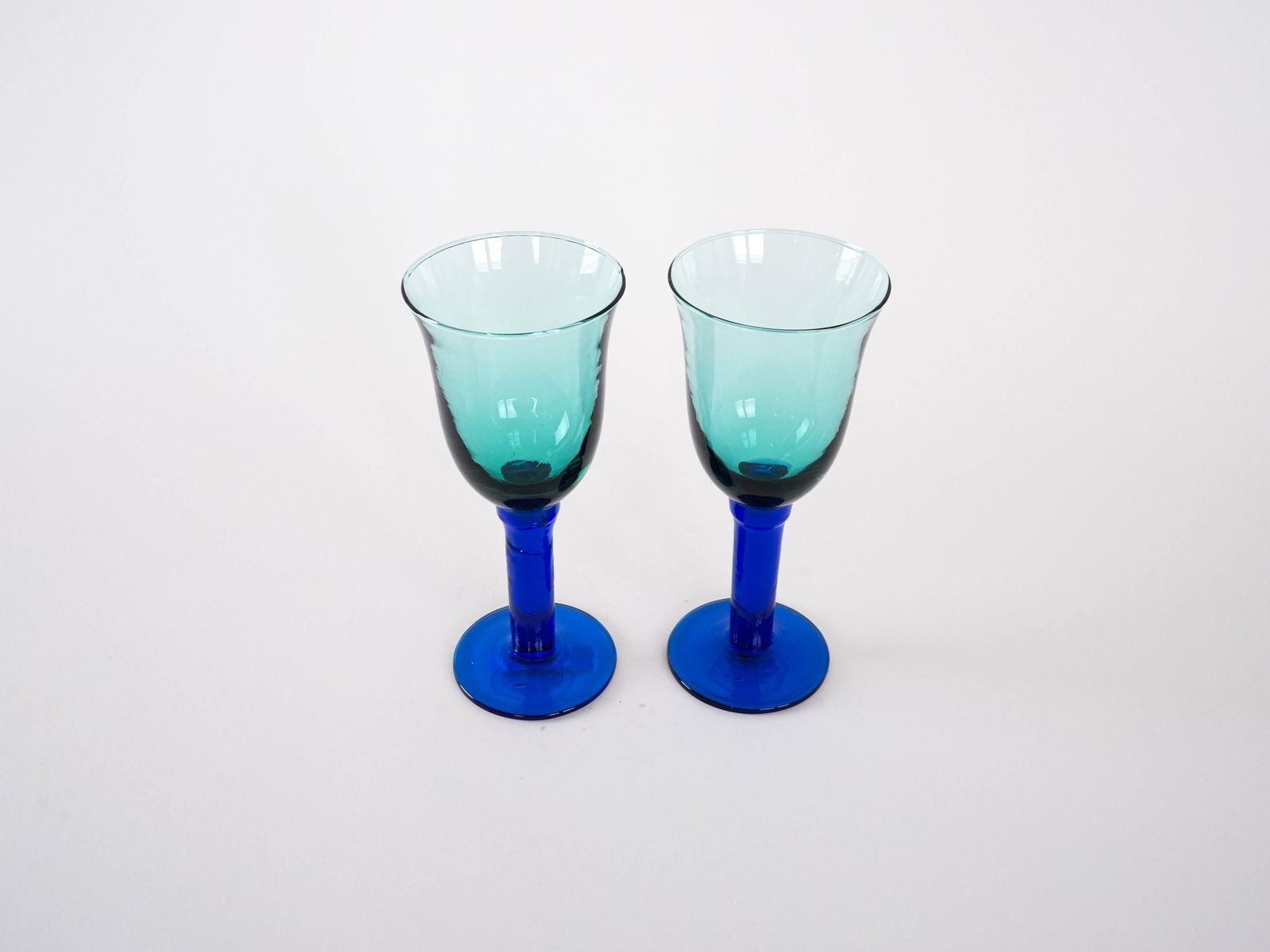 Pair Of Colourful Glasses, Danish Design, 1970s, Manufactured In Denmark photo 259.0