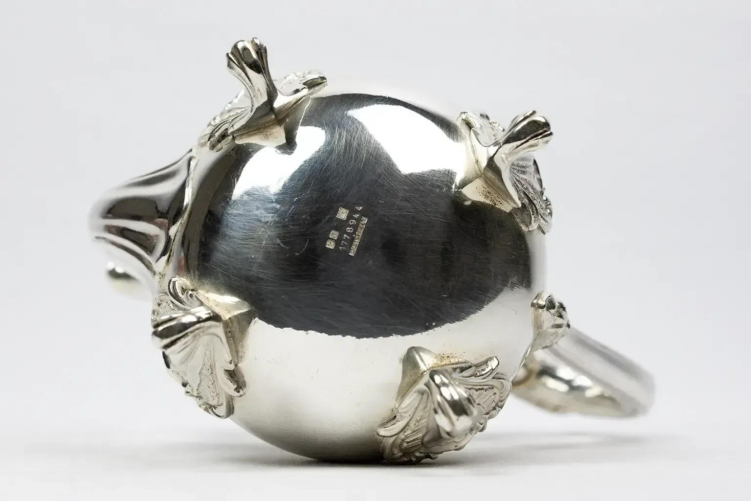 photo buy Christofle Teapot In Silver Metal, Louis XV Style — Late 19th Century – Early 20th Century.