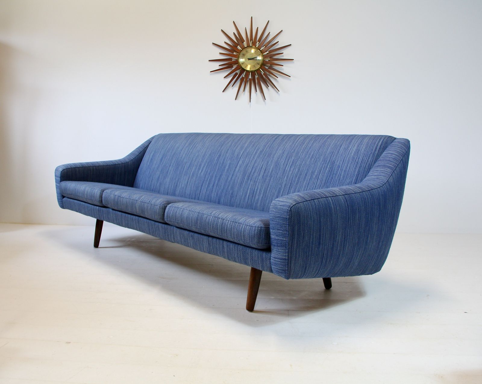 Danish Mid Century Modern 3 Seater Sofa By Amager Bolighus   Rosewood C.1960 photo furniture