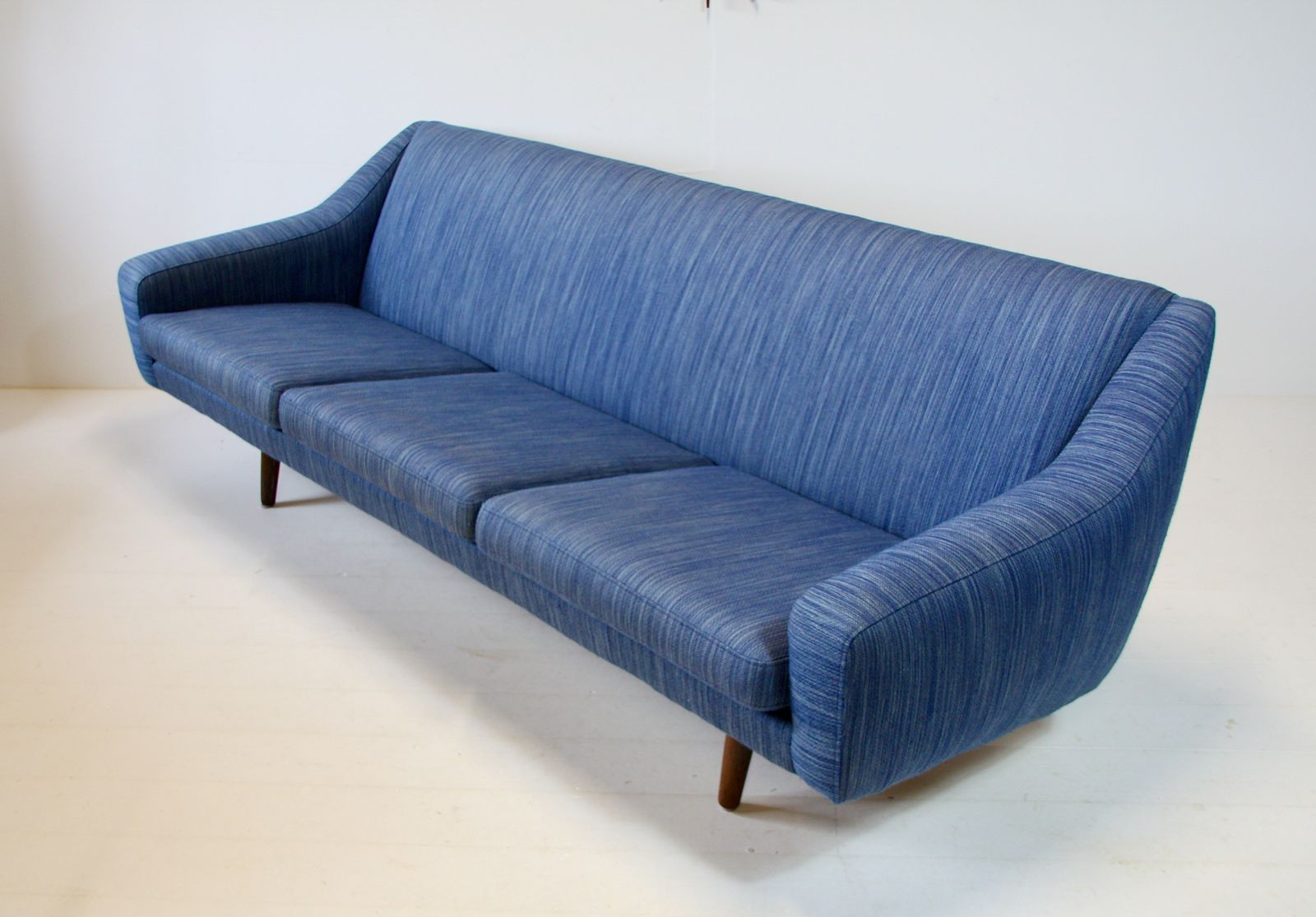 Danish Mid Century Modern 3 Seater Sofa By Amager Bolighus   Rosewood C.1960 photo vinterior