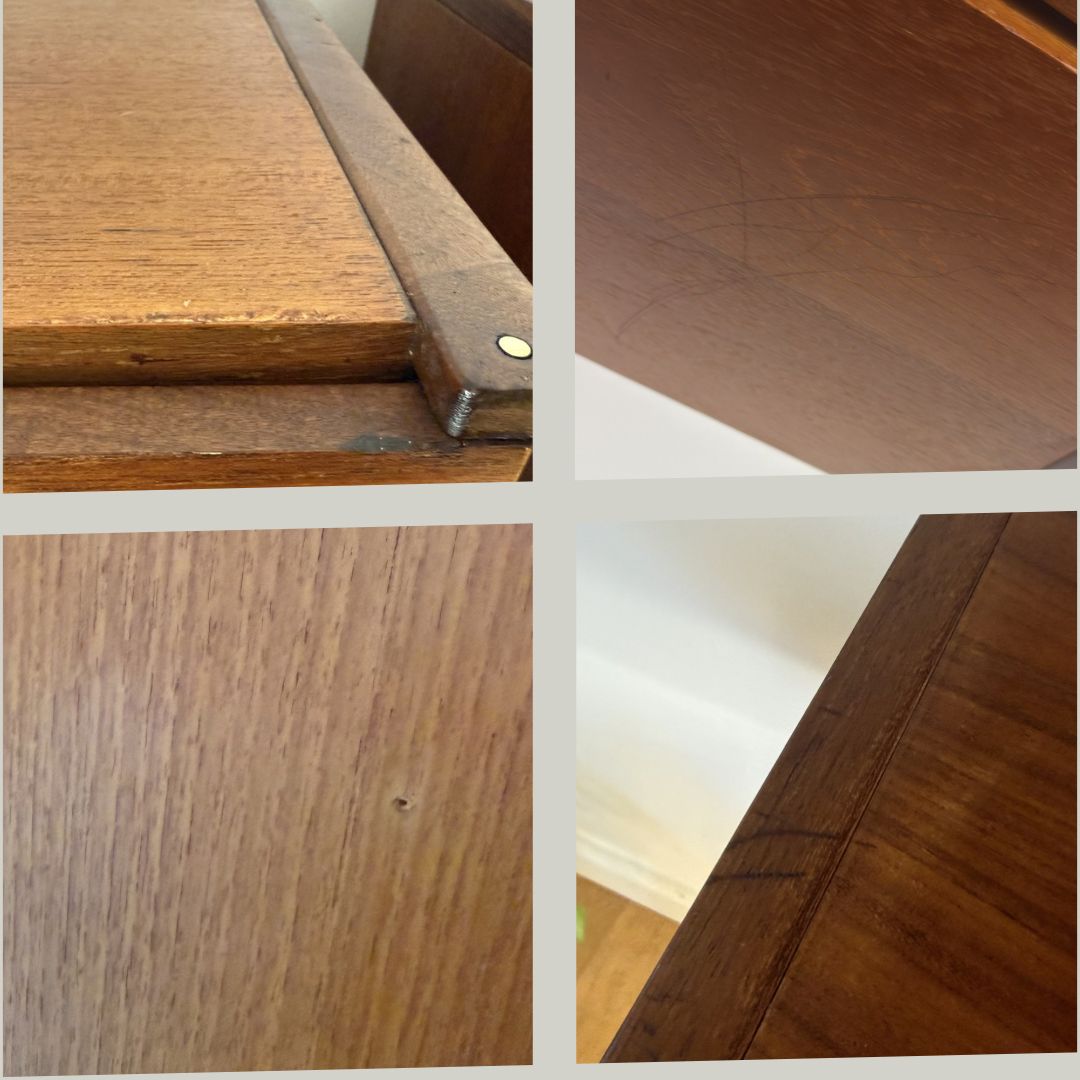photo furniture Set Of 4 Mid Century Teak Floating Wall Cabinets By Beaver & Tapley