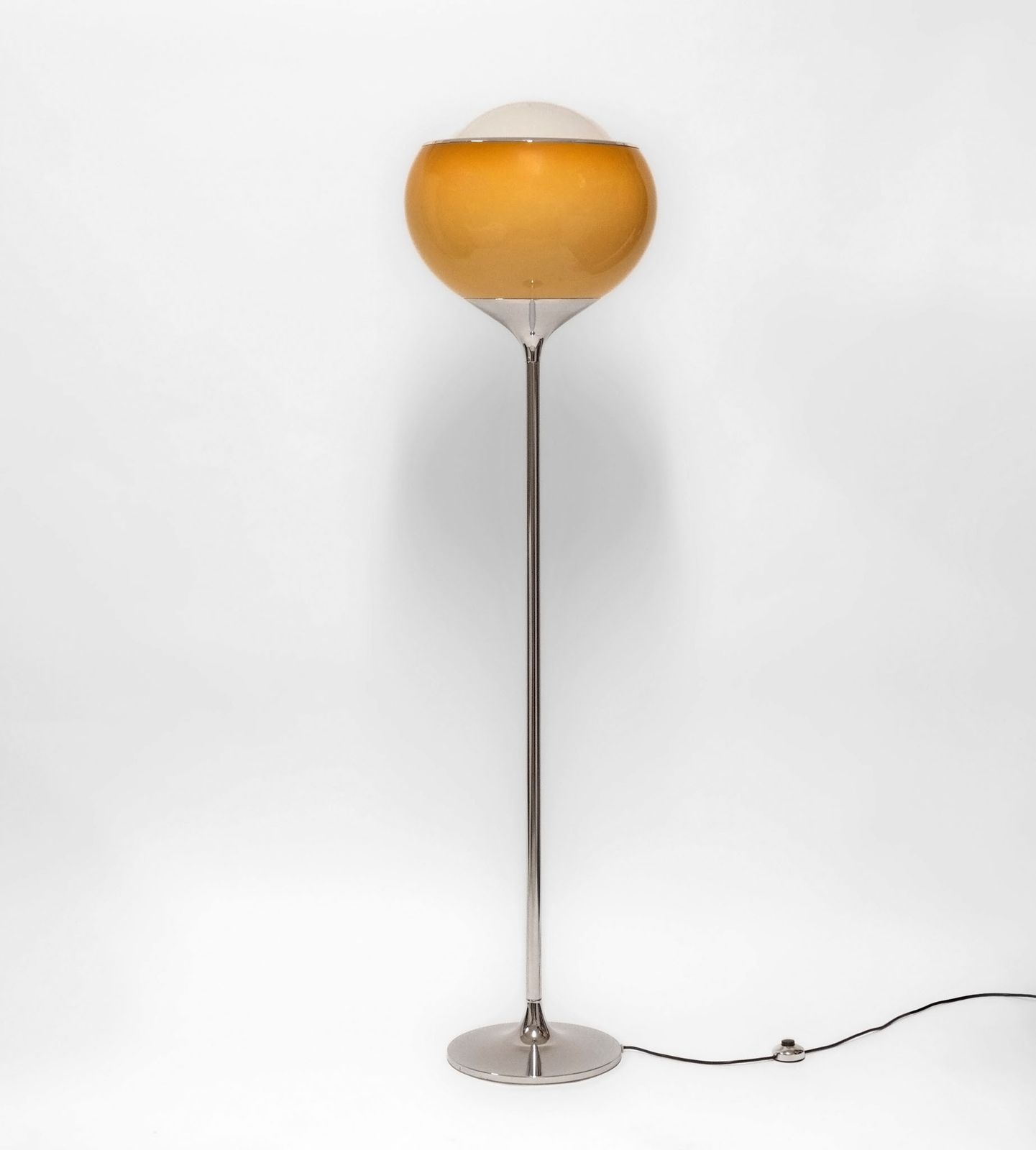 2450.0 Vintage Harvey Guzzini Bud Grande Floor Lamp 1970s photo