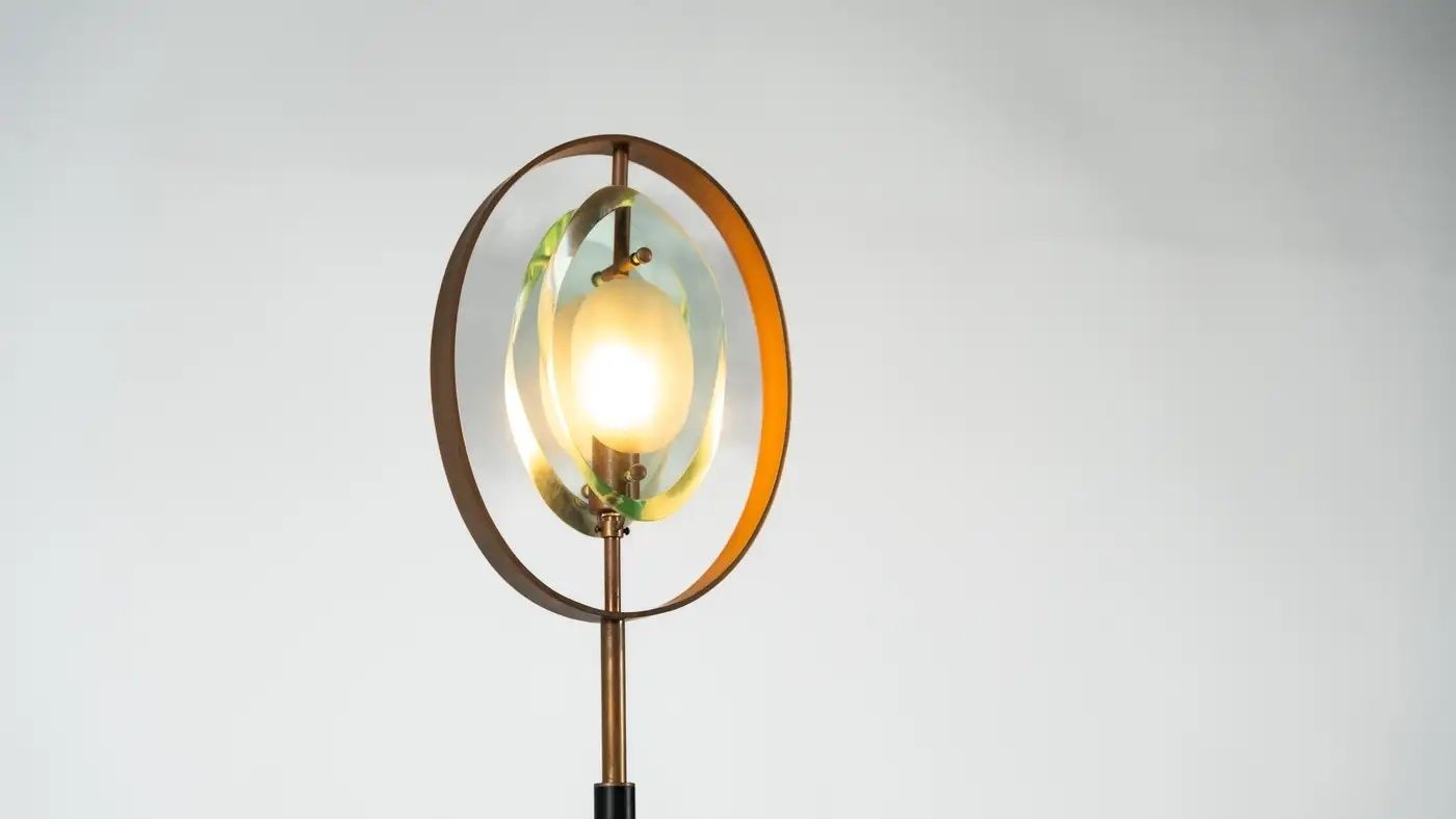 Floor Lamp Mod 2020 By Max Ingrand For Fontana Arte, Italy, 1960 photo furniture
