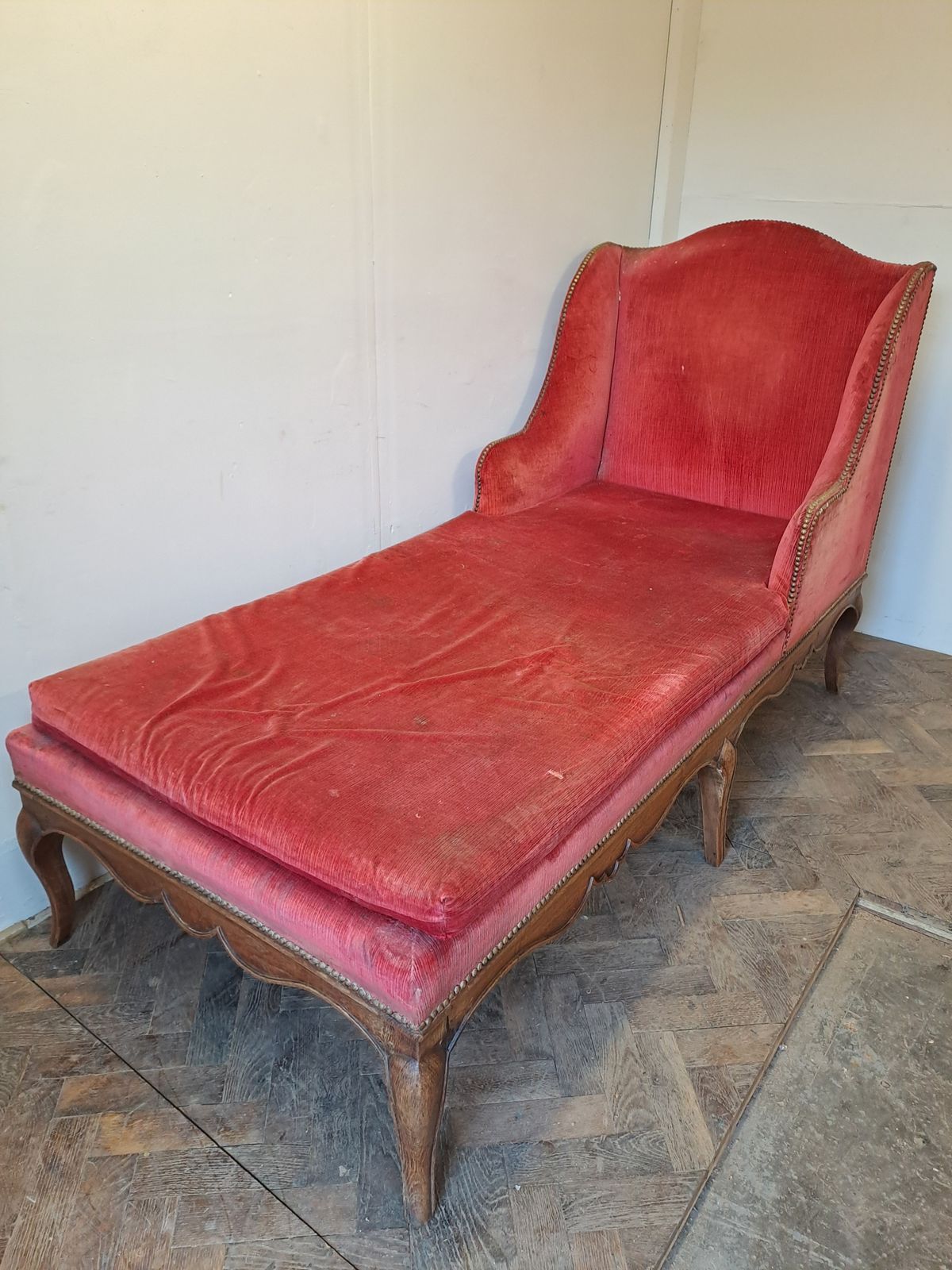 19th Century French Oak Day Bed photo furniture