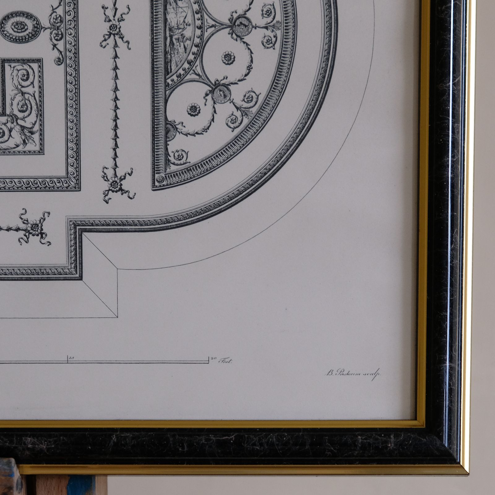 Design Of The Ceiling In Lady Bute's Dressing Room, After Robert Adam photo 150.0