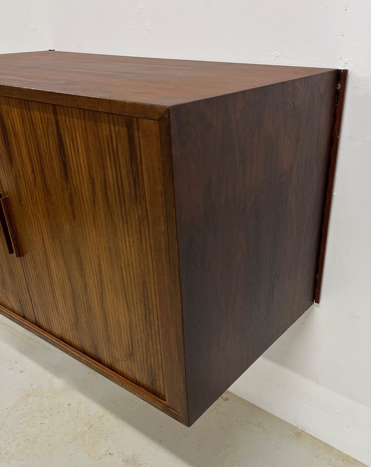 photo vintage Rosewood Tambour Cabinet By Kai Kristiansen For Feldballes