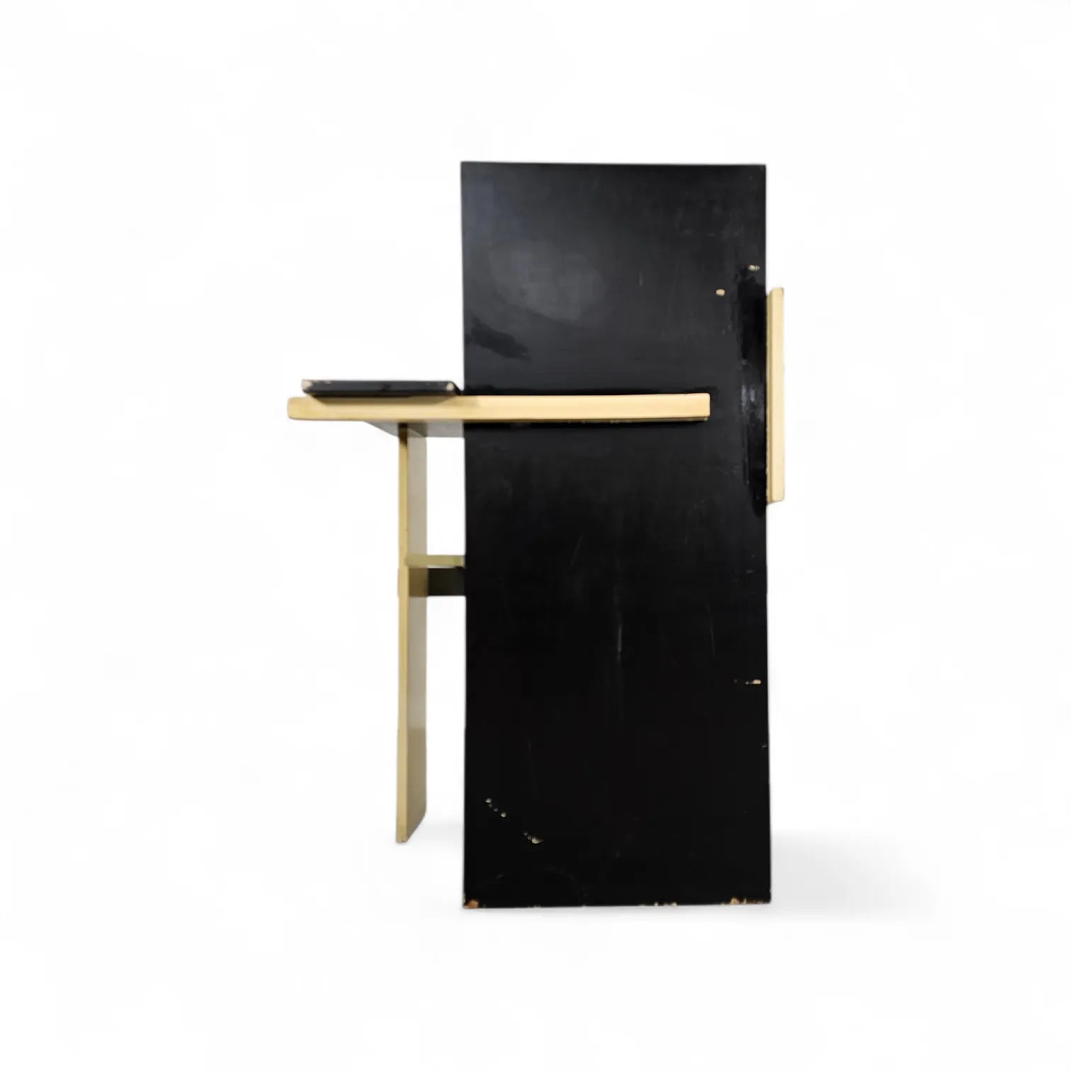 Old Berlin Chair / Berlijnse Stoel / Gerrit Rietveld / Signs Of Repair ( 2 Screws ) photo furniture