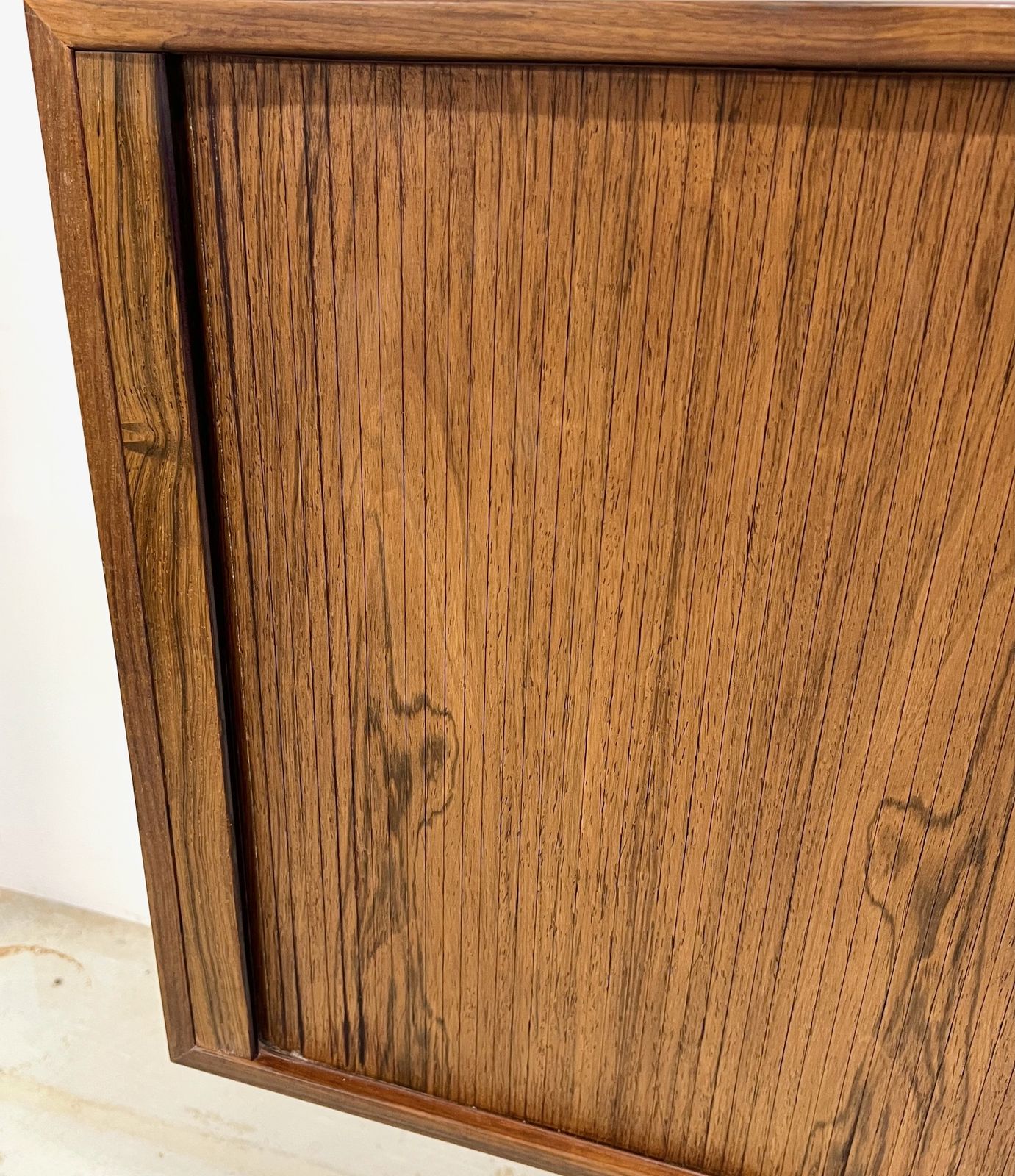 photo furniture Rosewood Tambour Cabinet By Kai Kristiansen For Feldballes