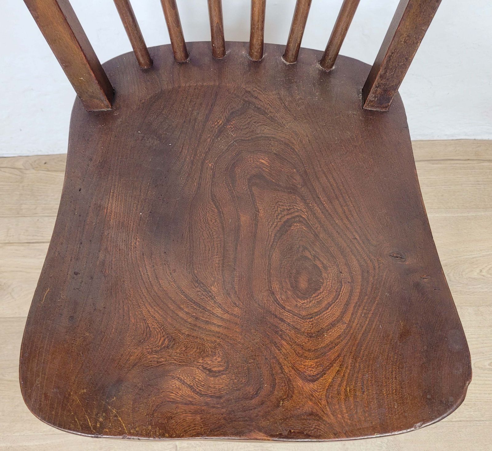 Vintage Kitchen Chair Hoop Back Elm & Birch English 20thc photo buy