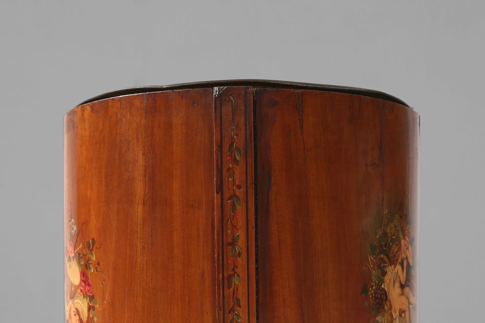 photo vinterior Antique Victorian Painted Planter On Stand, 1800s