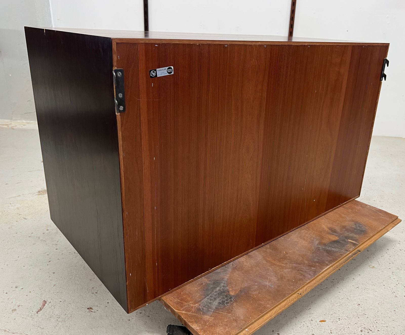 Rosewood Tambour Cabinet By Kai Kristiansen For Feldballes photo for sale