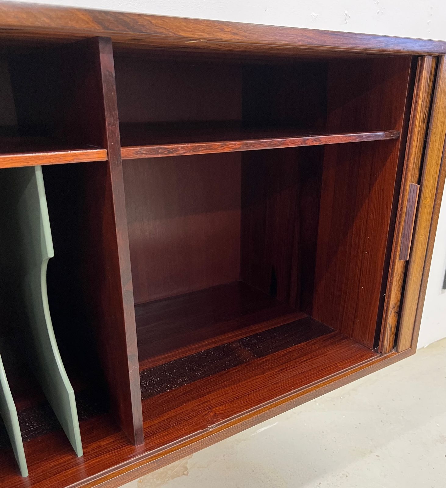 photo furniture Rosewood Tambour Cabinet By Kai Kristiansen For Feldballes