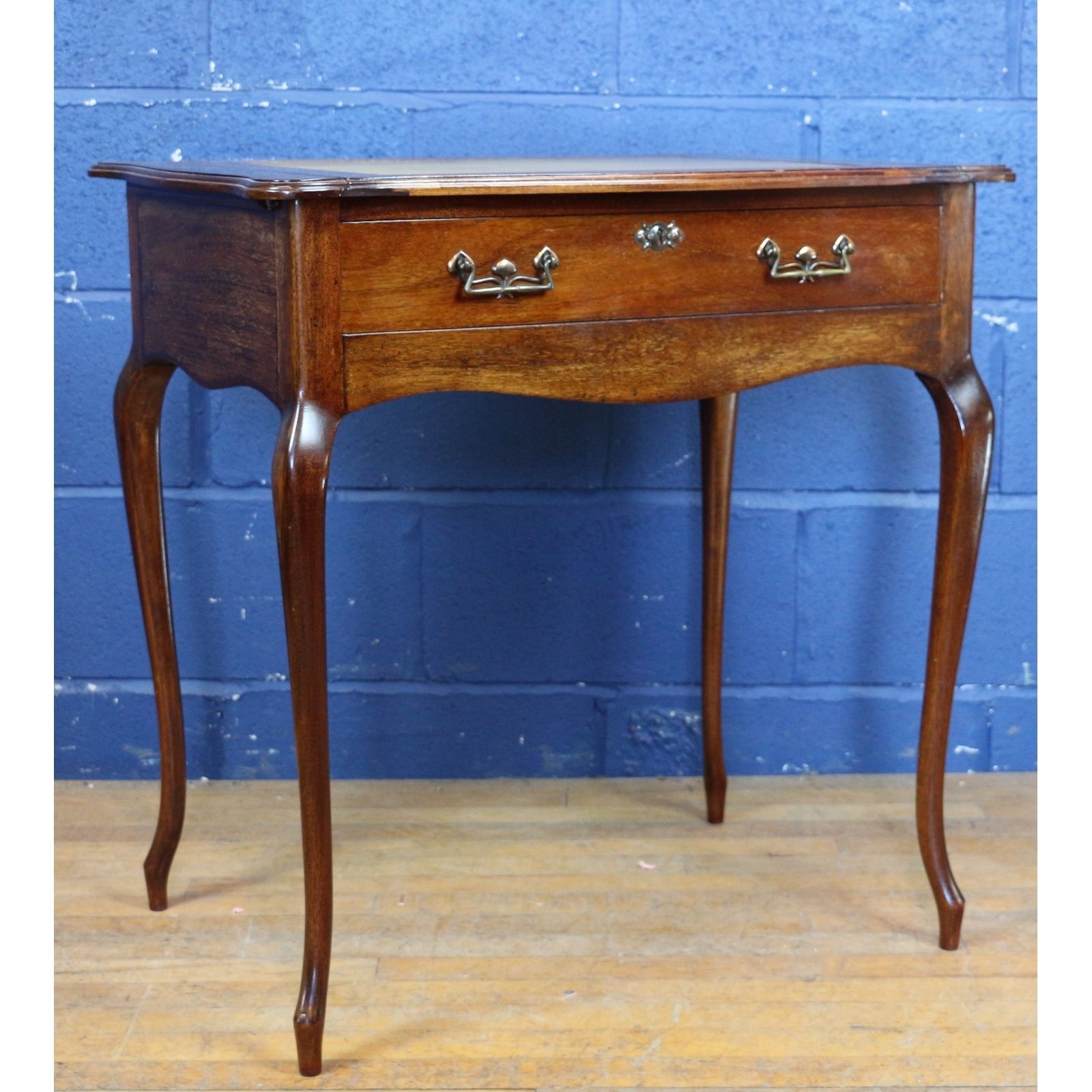 An Excellent Art Nouveau Mahogany And Leather Topped Desk Stones Patent Pop Up Interior photo furniture