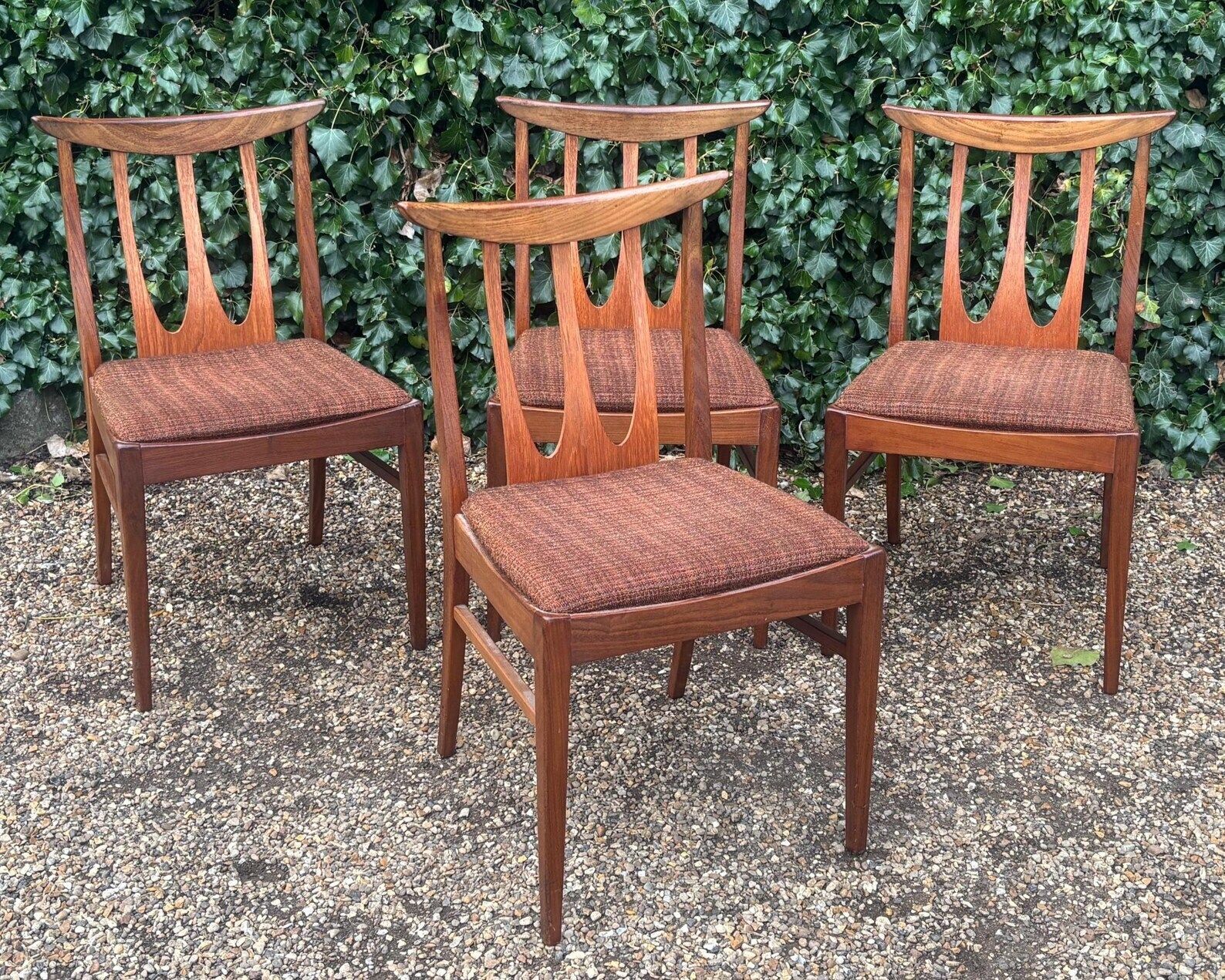 Vintage 1960’s G Plan Brasilia Teak Dining Chairs photo furniture