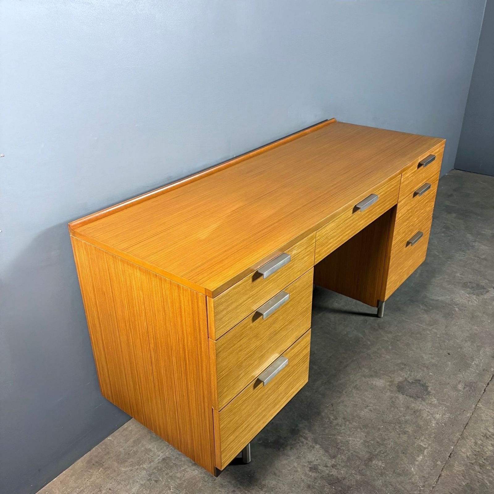 Mid Century Stag Fineline Desk By John & Sylvia Reid Retro Mcm photo for sale