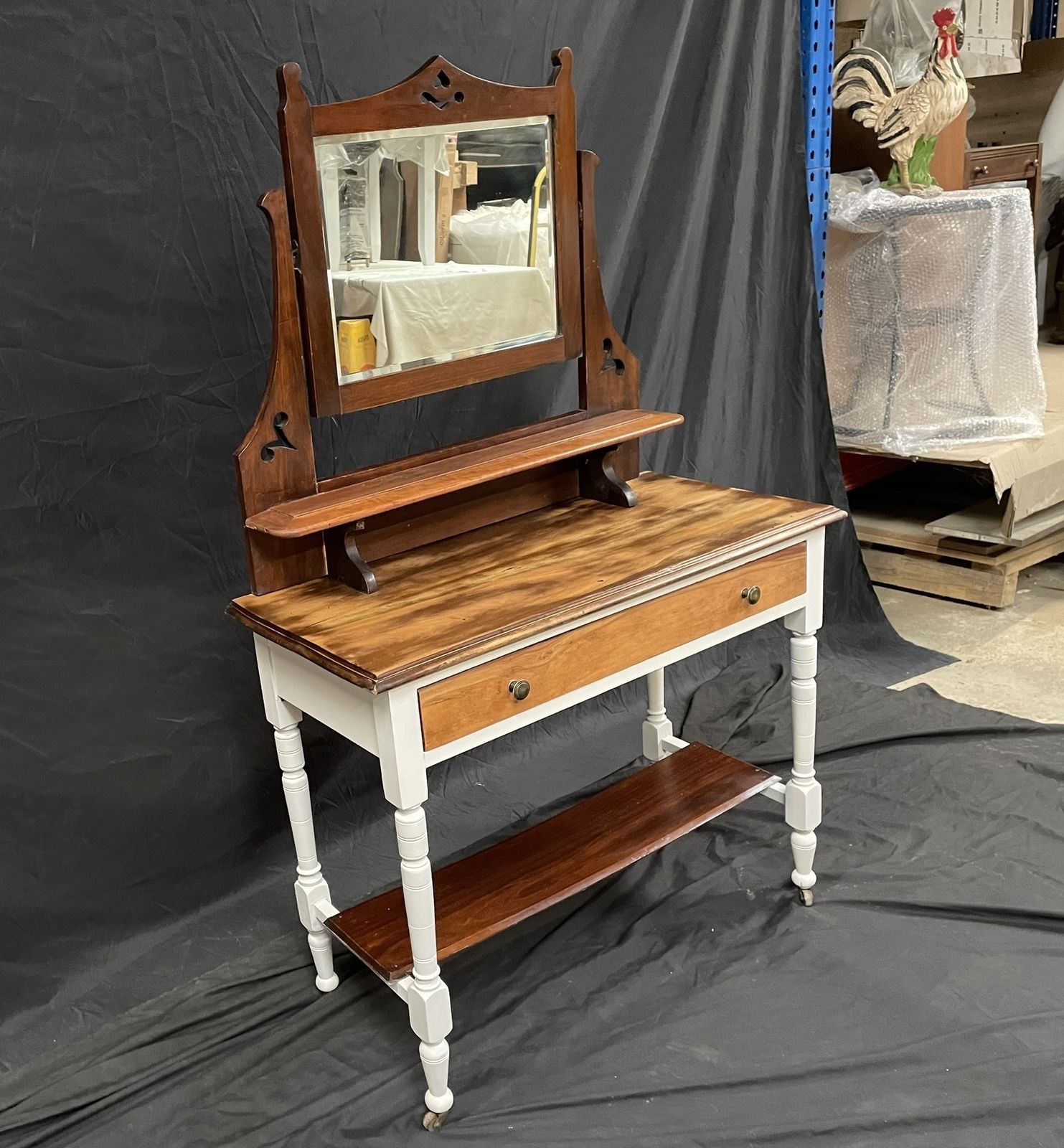 Restored Edwardian Dressing Table – Farmhouse Style photo vinterior