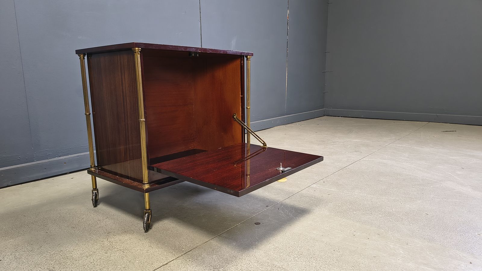 Mid Century Modern French Bar Cabinet, 1960s photo vinterior