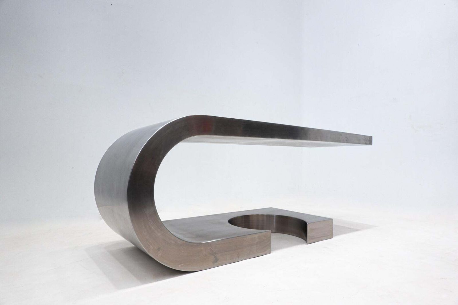 Mid Century Modern Steel Desk "Diapason" By Marzio Cecchi, 1968 photo for sale