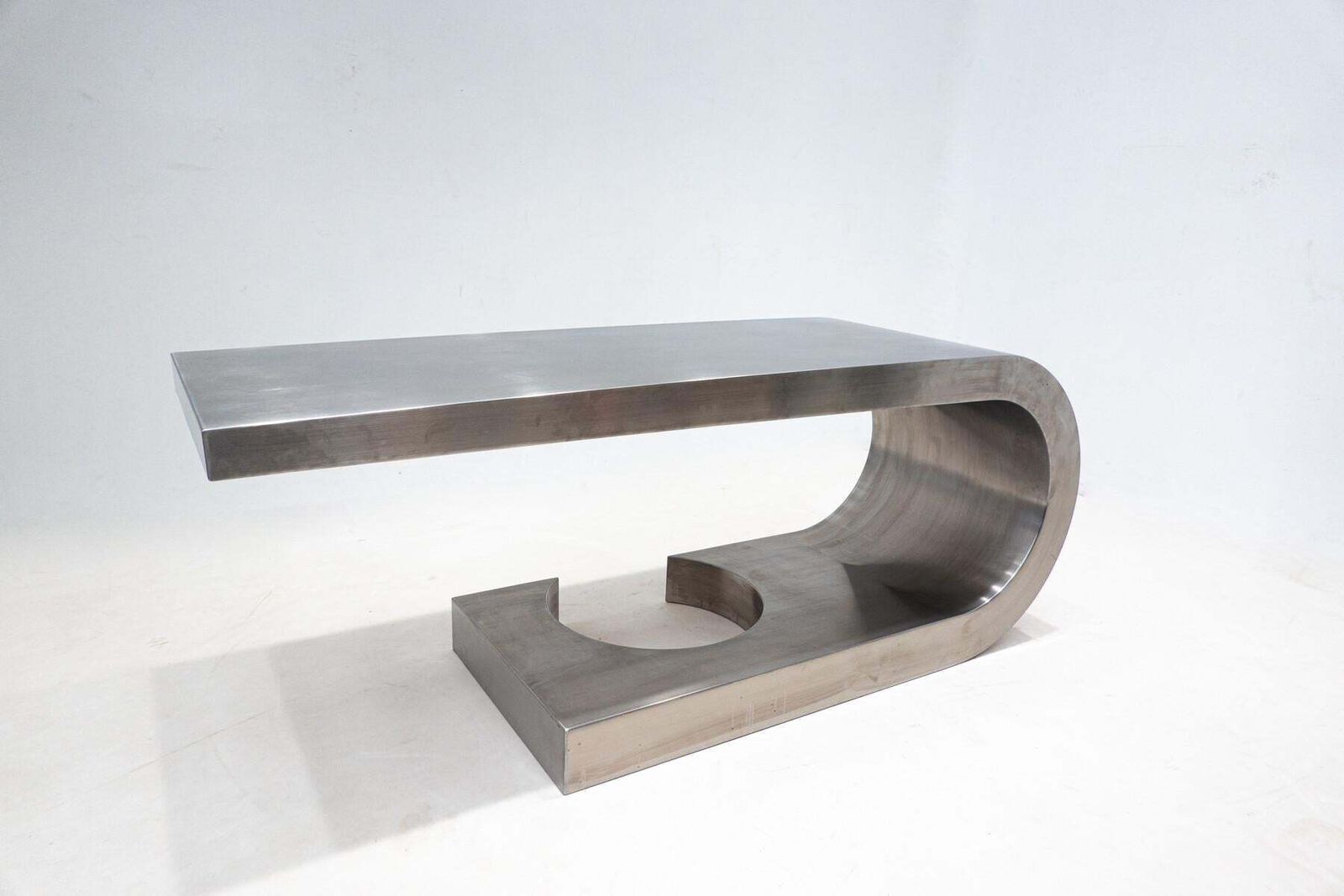 Mid Century Modern Steel Desk "Diapason" By Marzio Cecchi, 1968 photo vintage