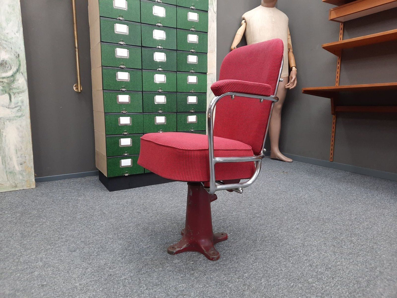 Bauhaus Cinema Folding Chair By Fana Metaal Holland, 1930s photo for sale
